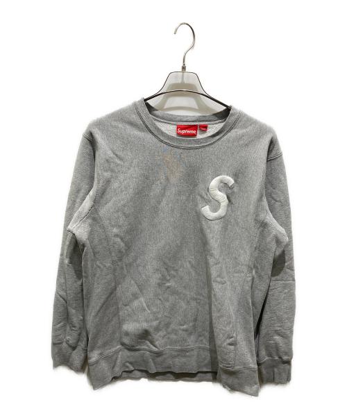 Old Supreme 長袖サーマル Lサイズ グレー 中古・古着通販】SUPREME (シュプリーム) S LOGO Crewneck