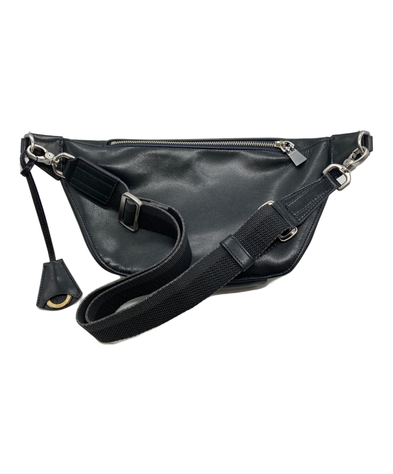 aniary ネイビー ボディーバッグ レザーバッグ aniary ONLINE WEB