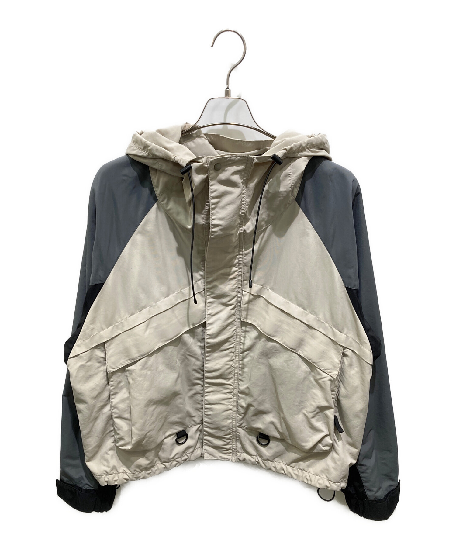 中古・古着通販】BEAMS (ビームス) 3トーン ナイロン フーディ 