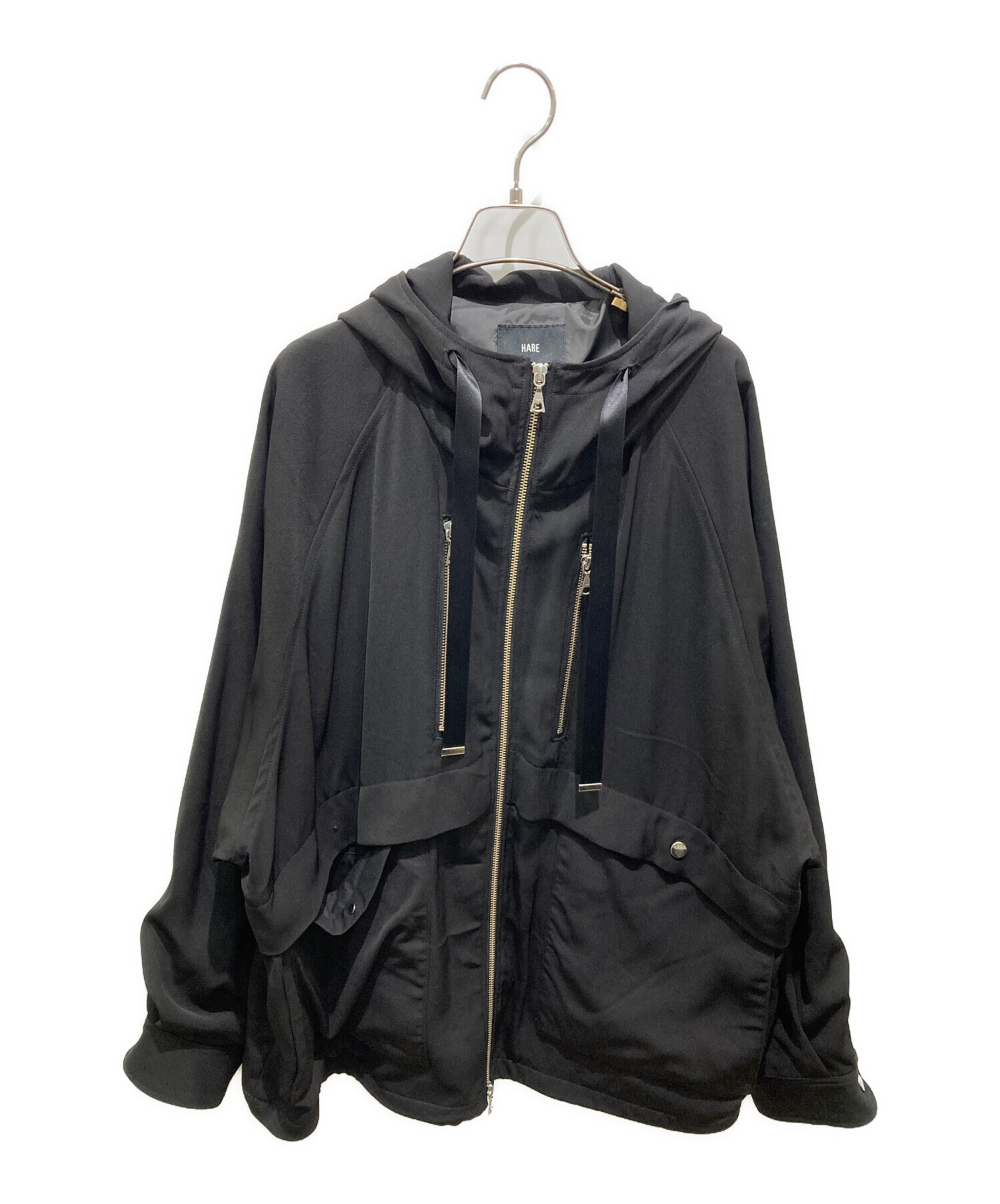HARE オーバーサイズジップアップジャケット 中古・古着通販】HARE (ハレ) ビッグシルエット ジップアップ