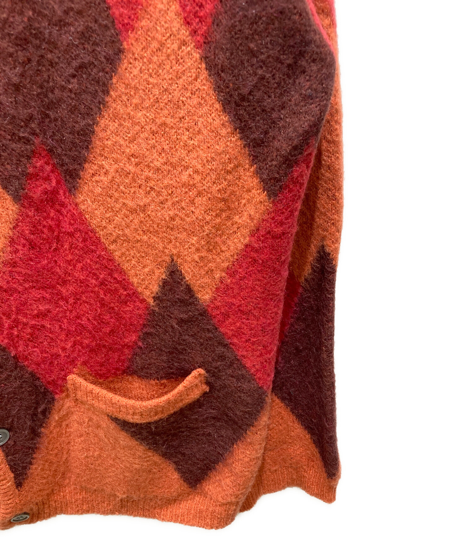 中古・古着通販】BACKERS (バッカーズ) モヘア混ニットカーディガン