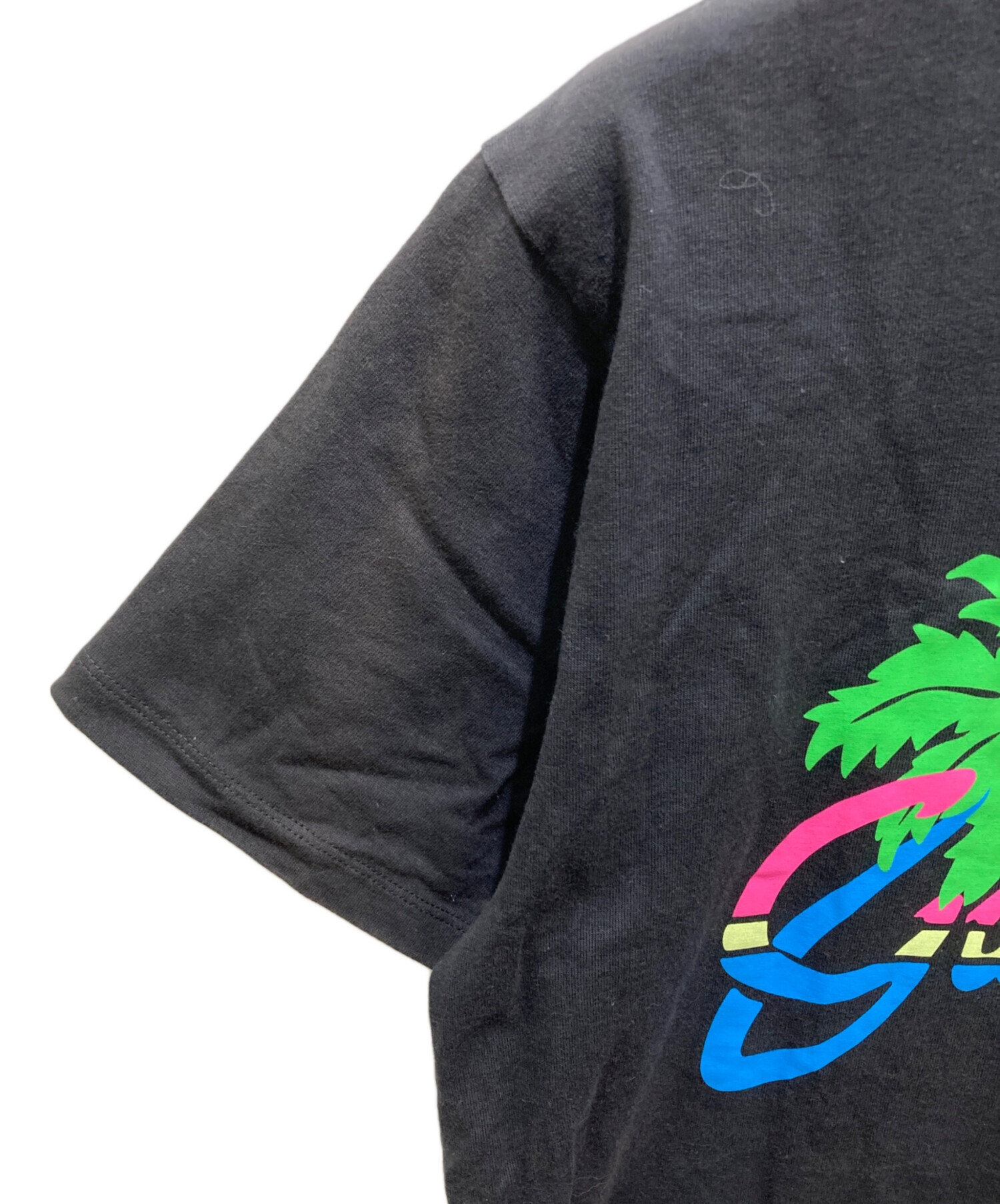 中古・古着通販】GUCCI (グッチ) Hawaii Print Tee ブラック サイズ:XS 