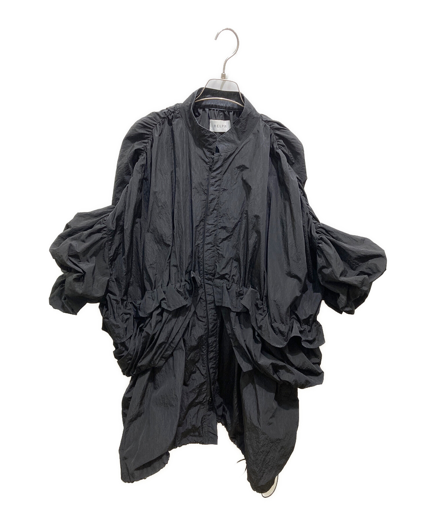 belper ベルパー　NYLON RIPSTOP JACKET 中古・古着通販】BELPER (ベルパー) NYLON RIPSTOP JACKET ブラック