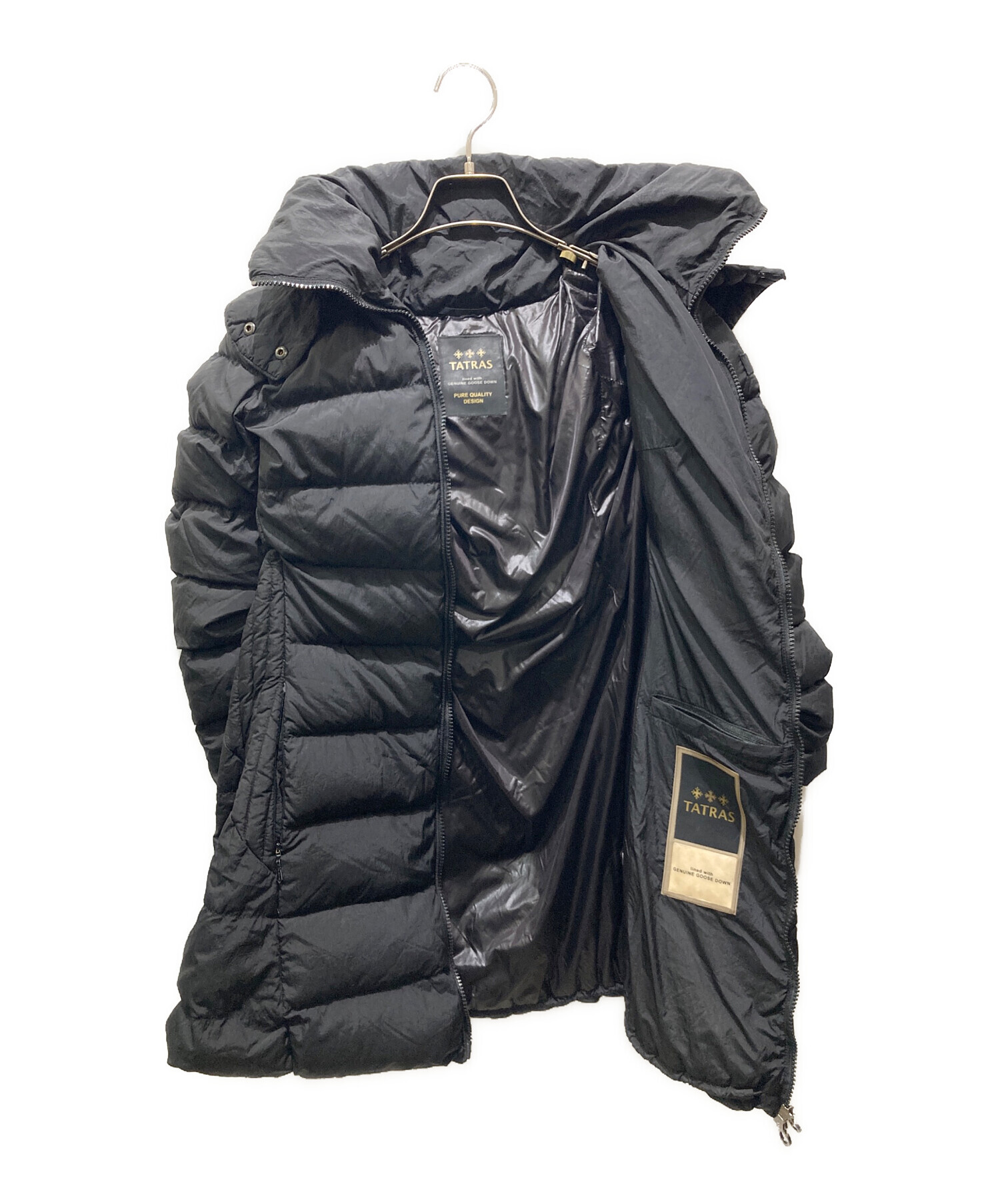 中古・古着通販】TATRAS (タトラス) ダウンジャケット ブラック サイズ 