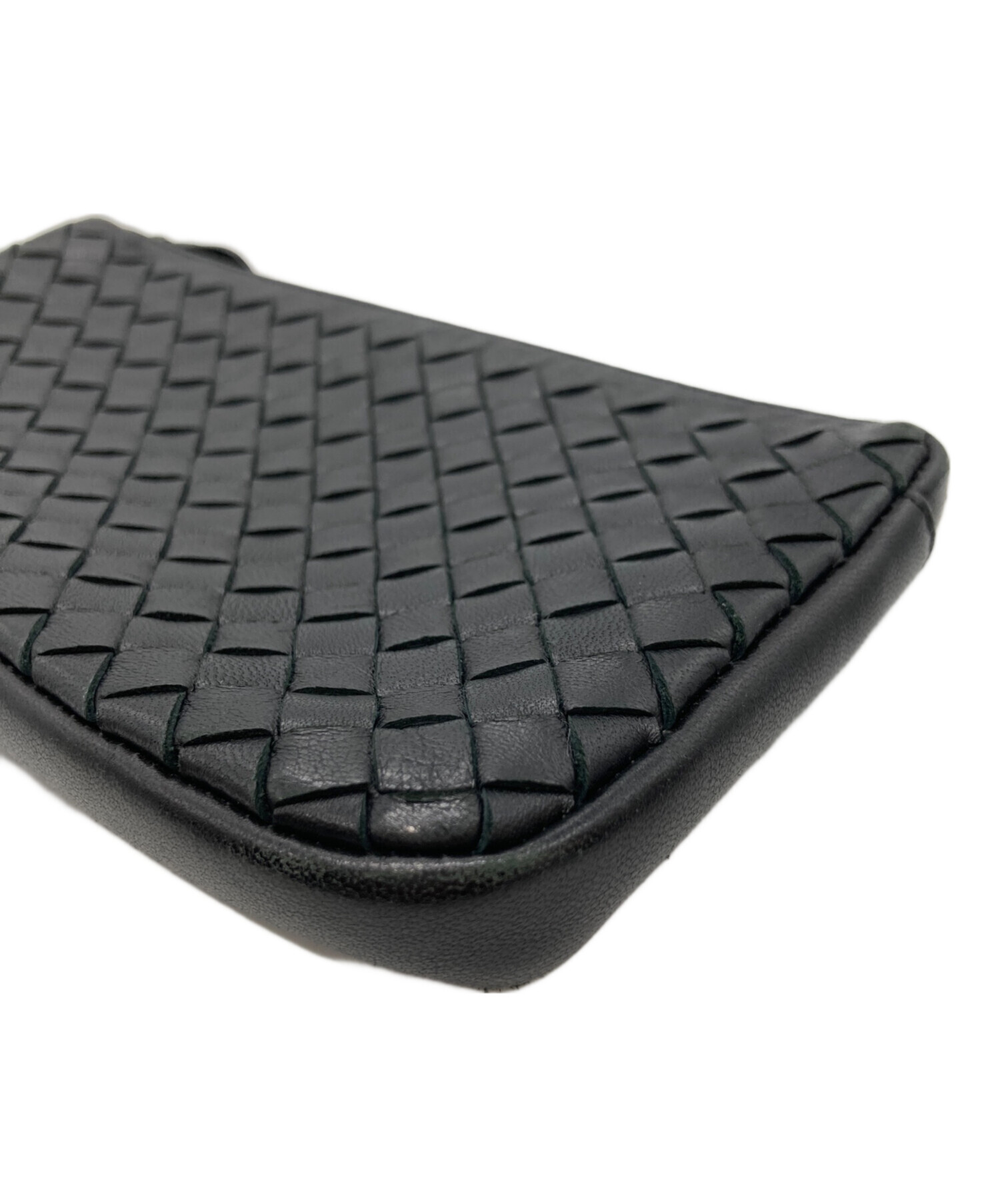 BOTTEGA VENETA ポーチ　中古品 中古・古着通販】BOTTEGA VENETA (ボッテガベネタ) レザーポーチ