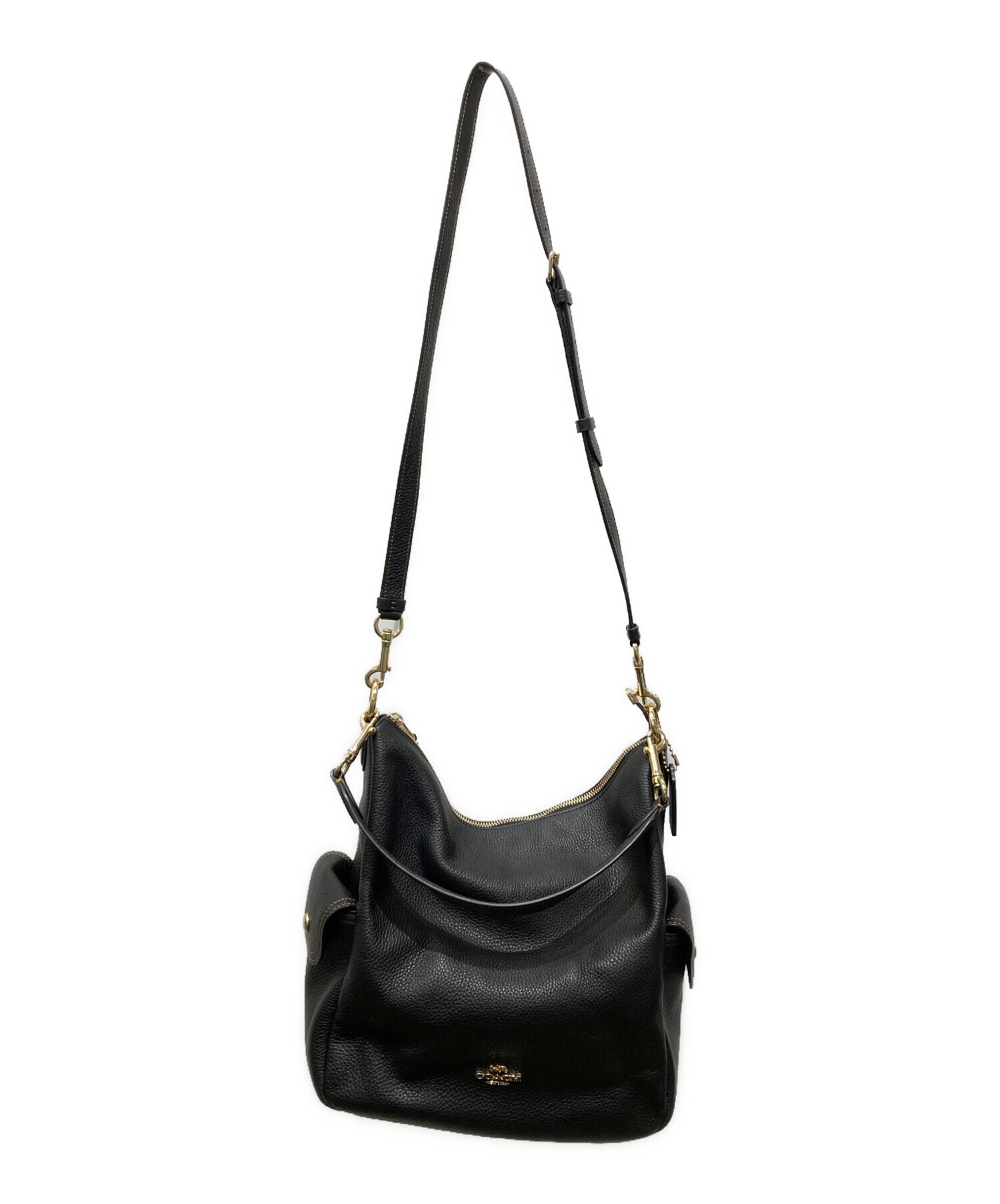 中古・古着通販】COACH (コーチ) ペニー2WAYバッグ ブラック｜ブランド 