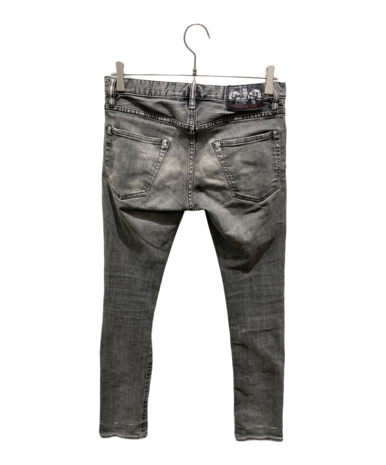 ヒステリックグラマー 定番 スタッズ ダメージ ジーンズ デニム