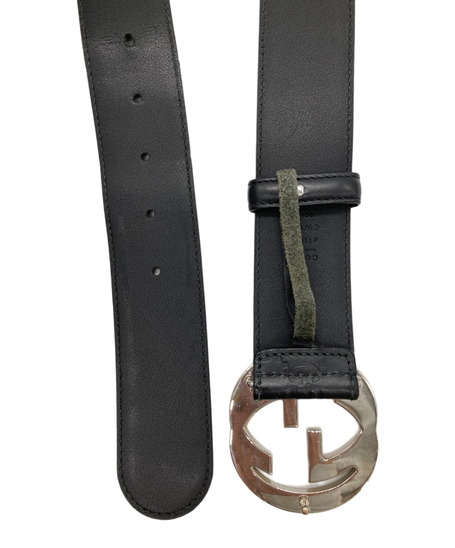 中古・古着通販】GUCCI (グッチ) インターロッキングG バックル付き