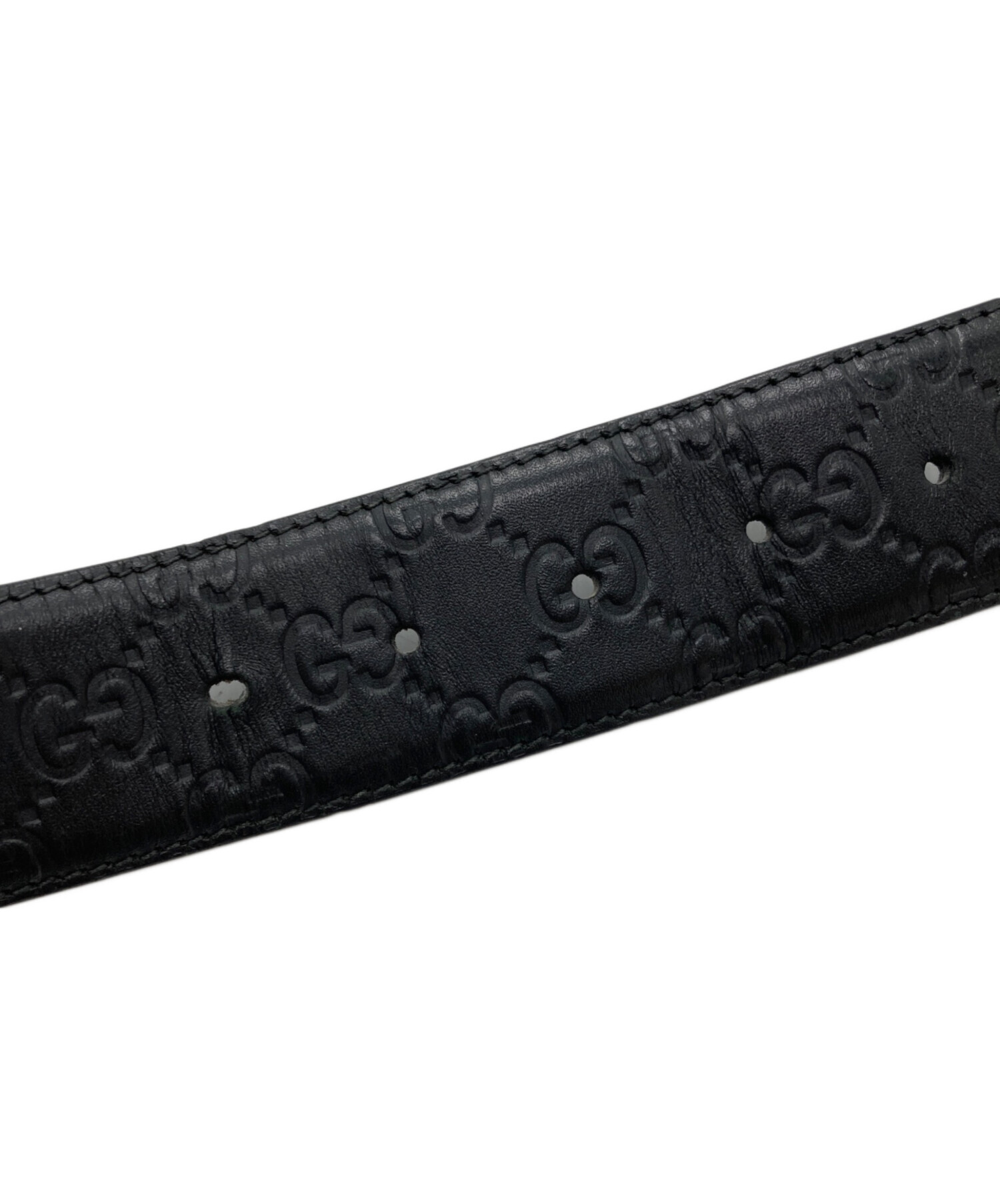 中古・古着通販】GUCCI (グッチ) インターロッキングG バックル付き