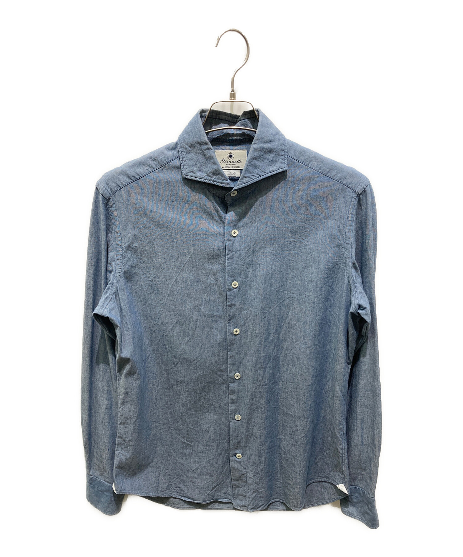 中古・古着通販】giannetto (ジャンネット) シャンブレーシャツ ブルー