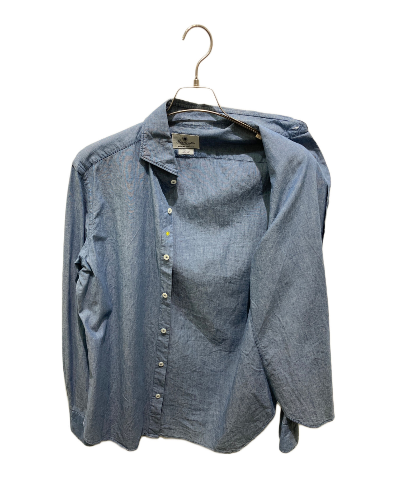 Imsk／GIANNETTO／スプレッドカラー／シャンブレーブルー／L 3006009924634048_03_9666w.jpeg