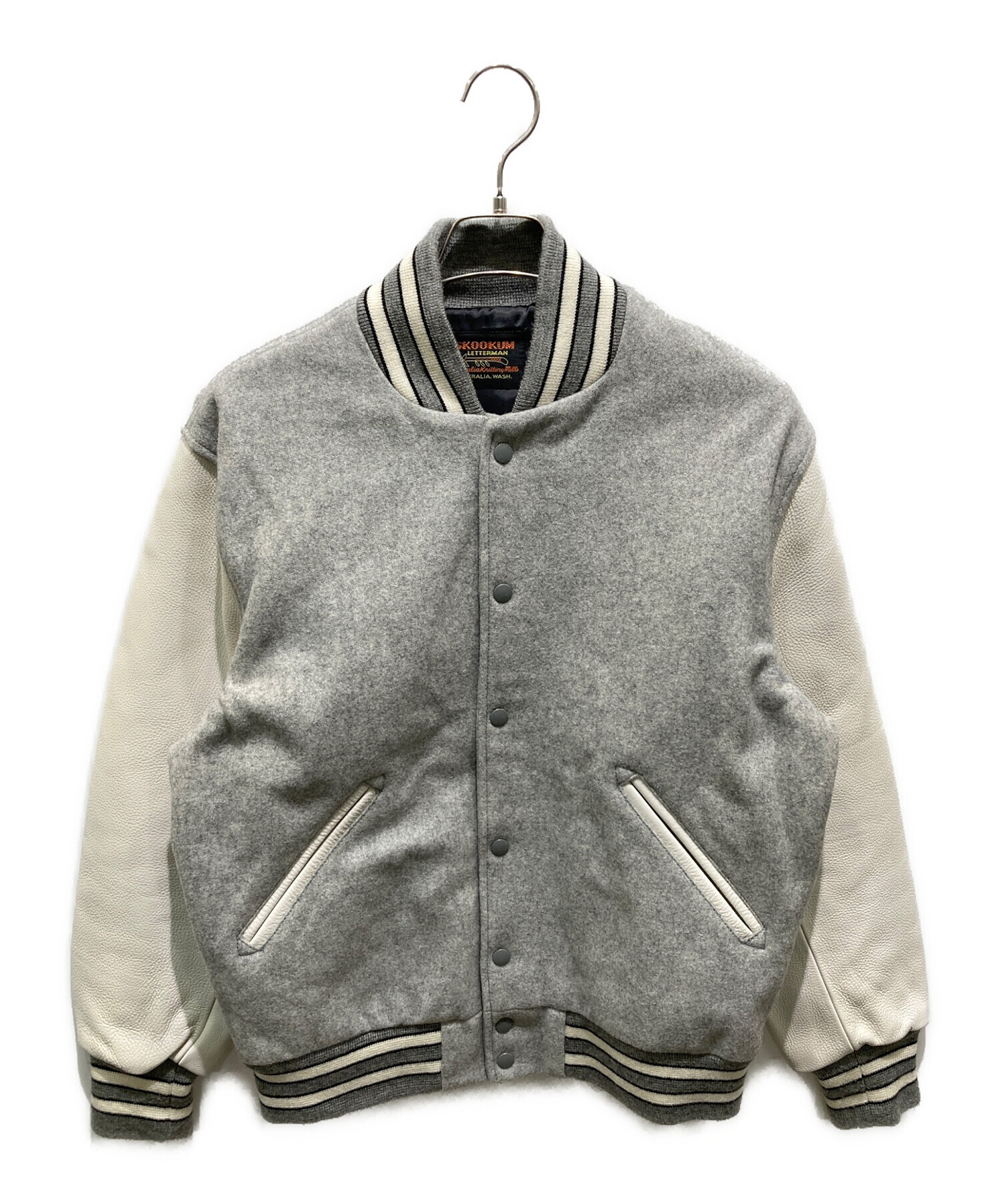 中古・古着通販】SKOOKUM (スクーカム) AWARD JACKET グレー サイズ:L