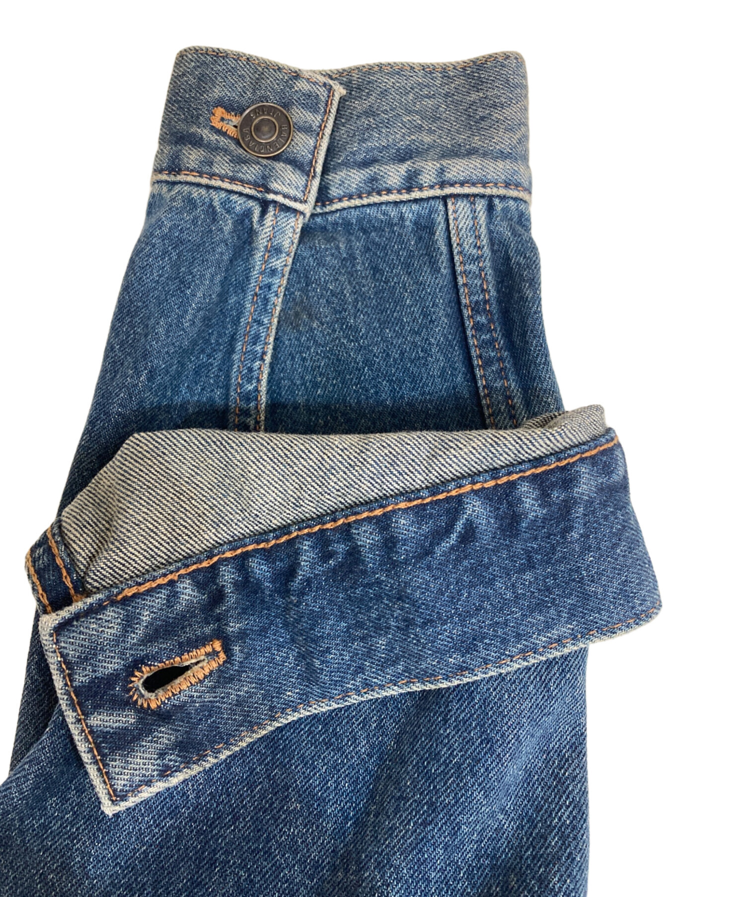 中古・古着通販】BALENCIAGA (バレンシアガ) Back Logo Crush Denim
