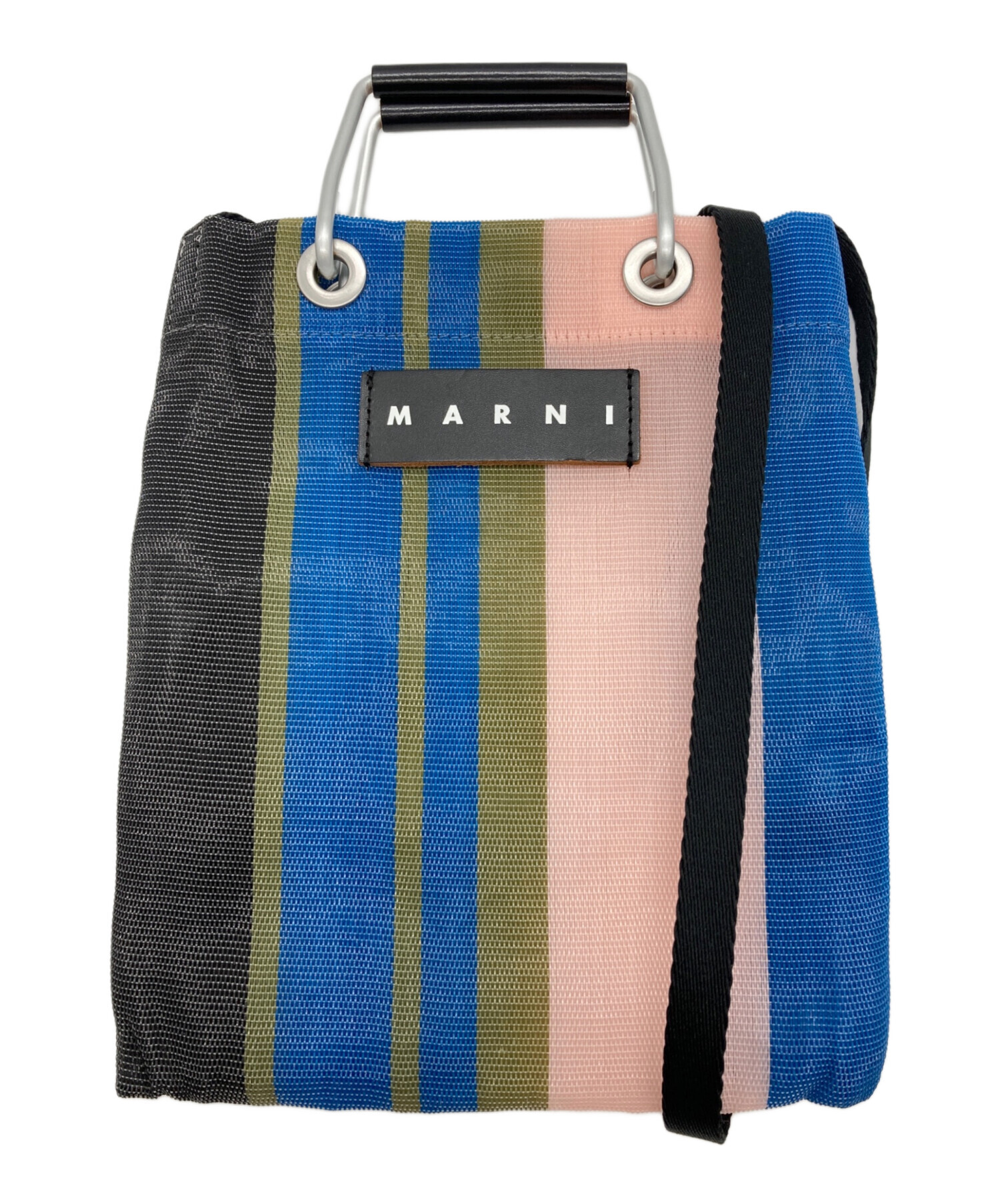 中古・古着通販】MARNI (マルニ) ストライプミニショルダーバッグ