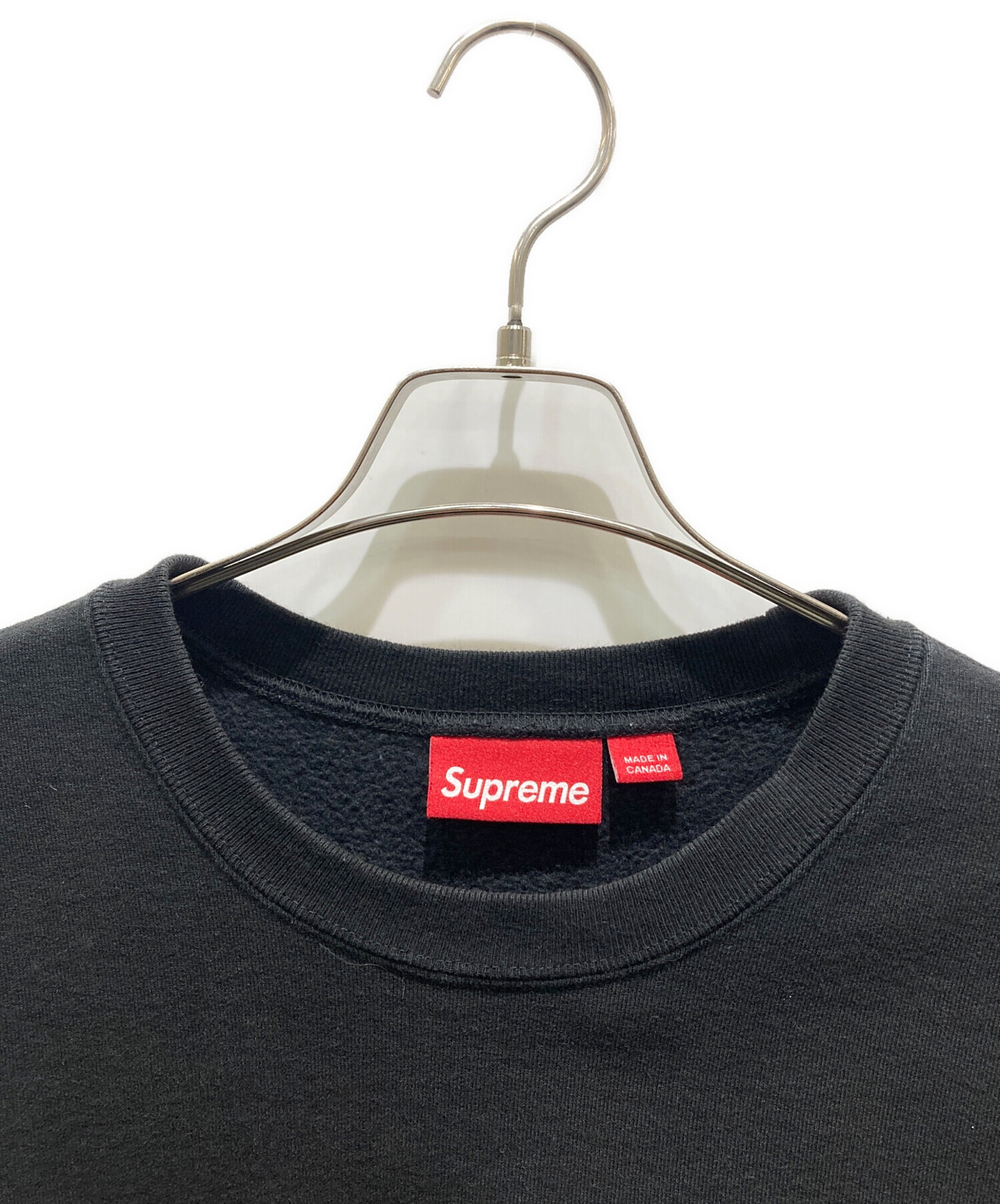 中古・古着通販】SUPREME (シュプリーム) CREST CREWNECK ブラック 