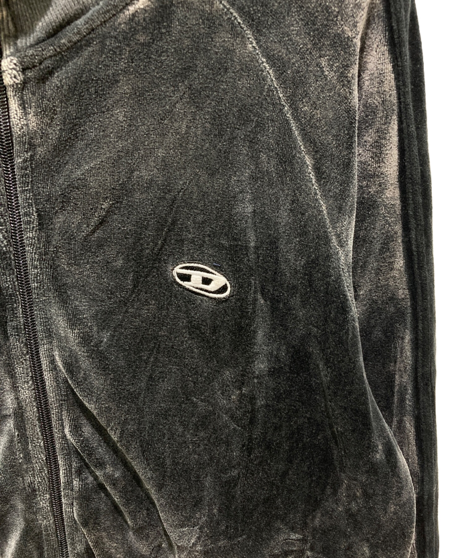 中古・古着通販】DIESEL (ディーゼル) ベロアジャケット ブラック