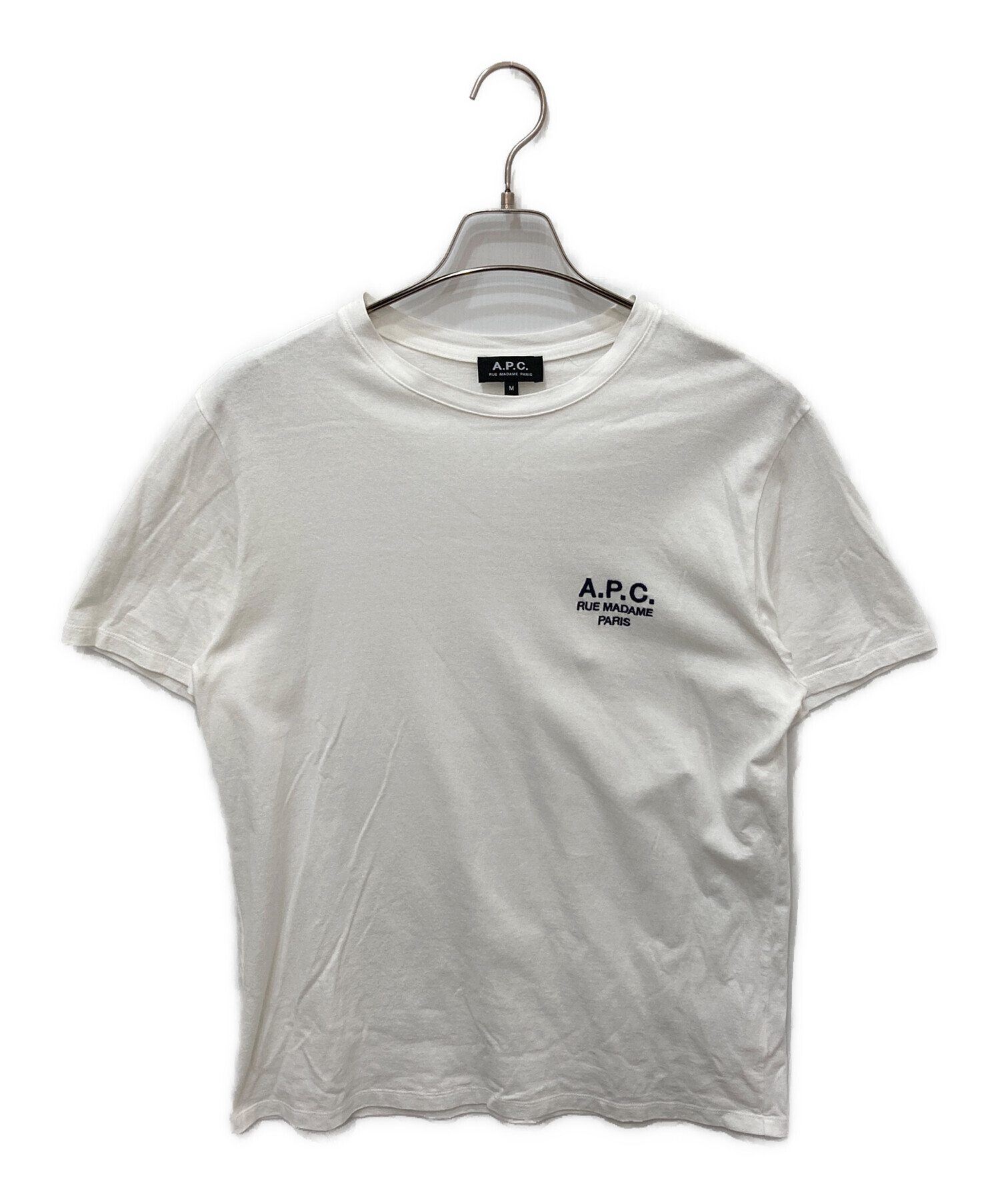 中古・古着通販】A.P.C. (アーペーセー) 半袖カットソー ホワイト 