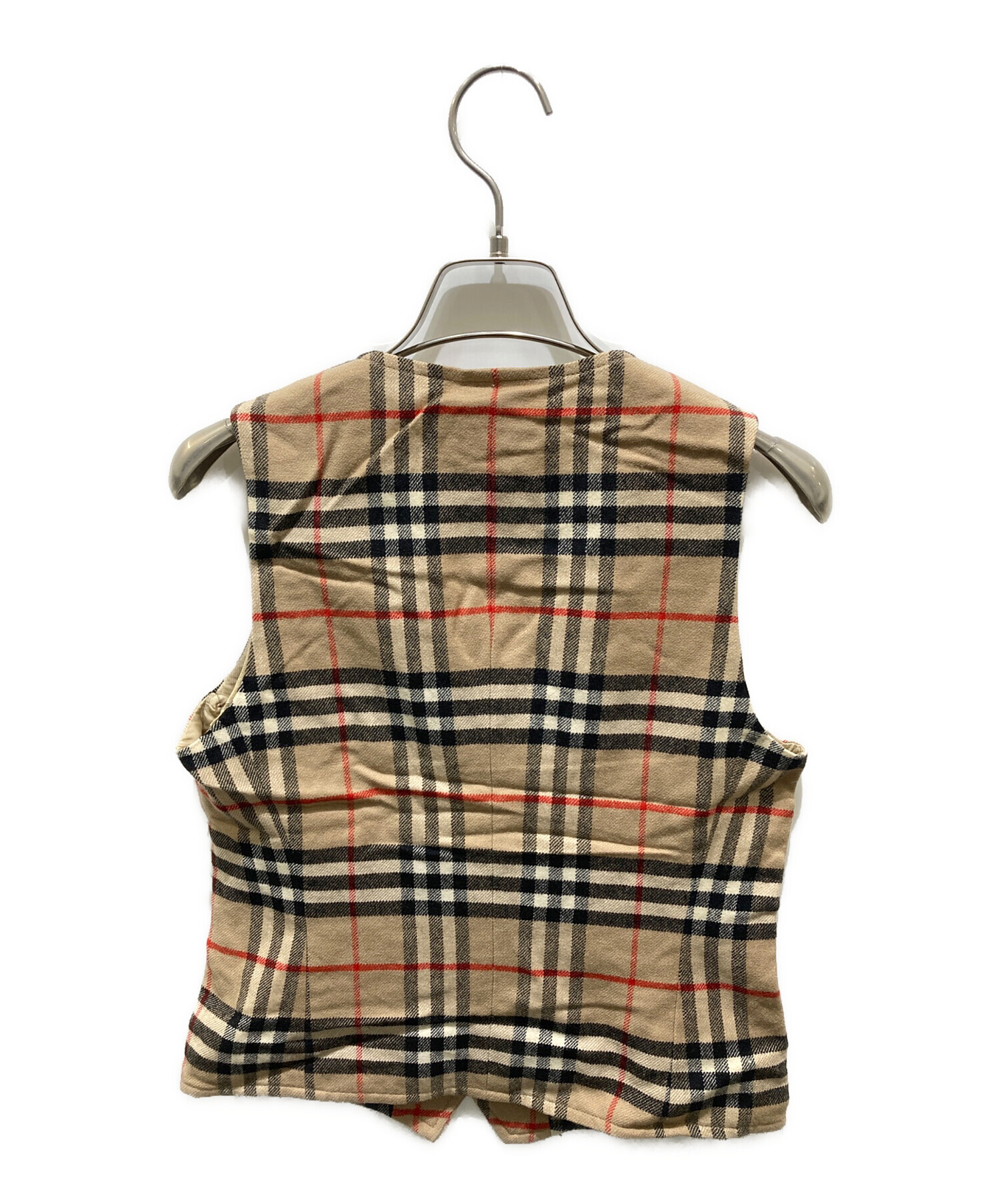 Burberrys バーバリーズベスト ノバチェック ベージュ 中古・古着通販】Burberry's (バーバリー) ノヴァチェックベスト