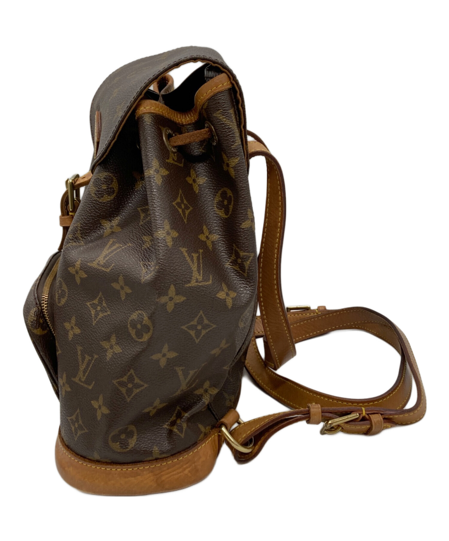 Louis Vuitton バックパック ブラウン 中古・古着通販】LOUIS VUITTON (ルイ ヴィトン) リュック