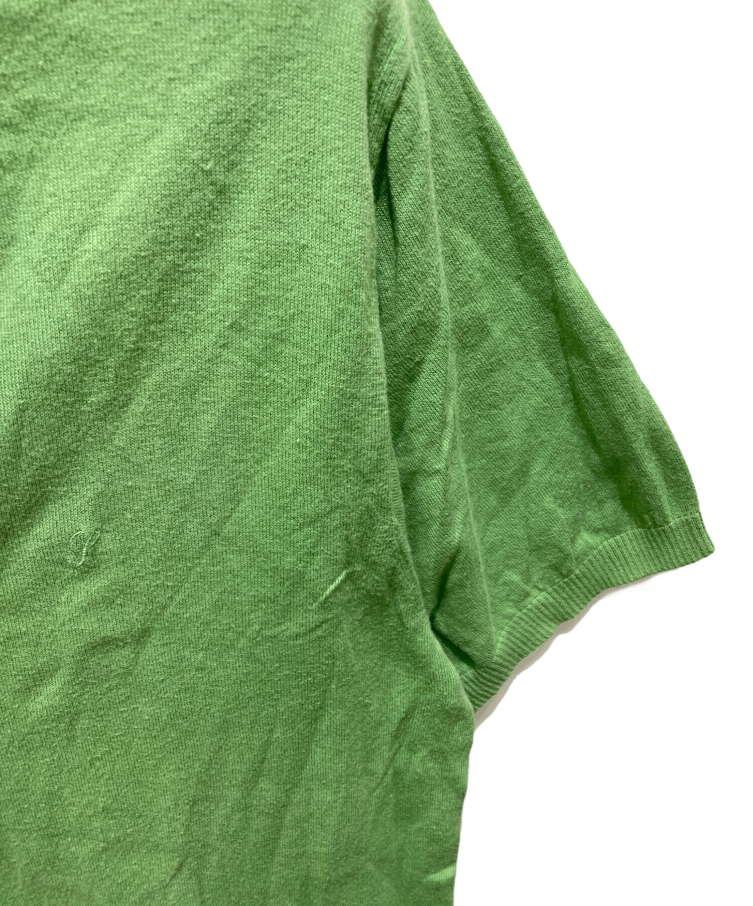 中古・古着通販】SUPREME (シュプリーム) ニットポロシャツ グリーン