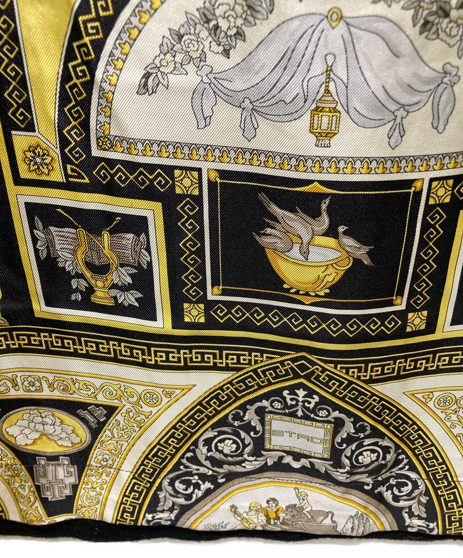 新品 ETRO エトロ 形状安定フラットシーツ ホームコレクション150×250 中古・古着通販】ETRO (エトロ) 切替ニット ブラック サイズ