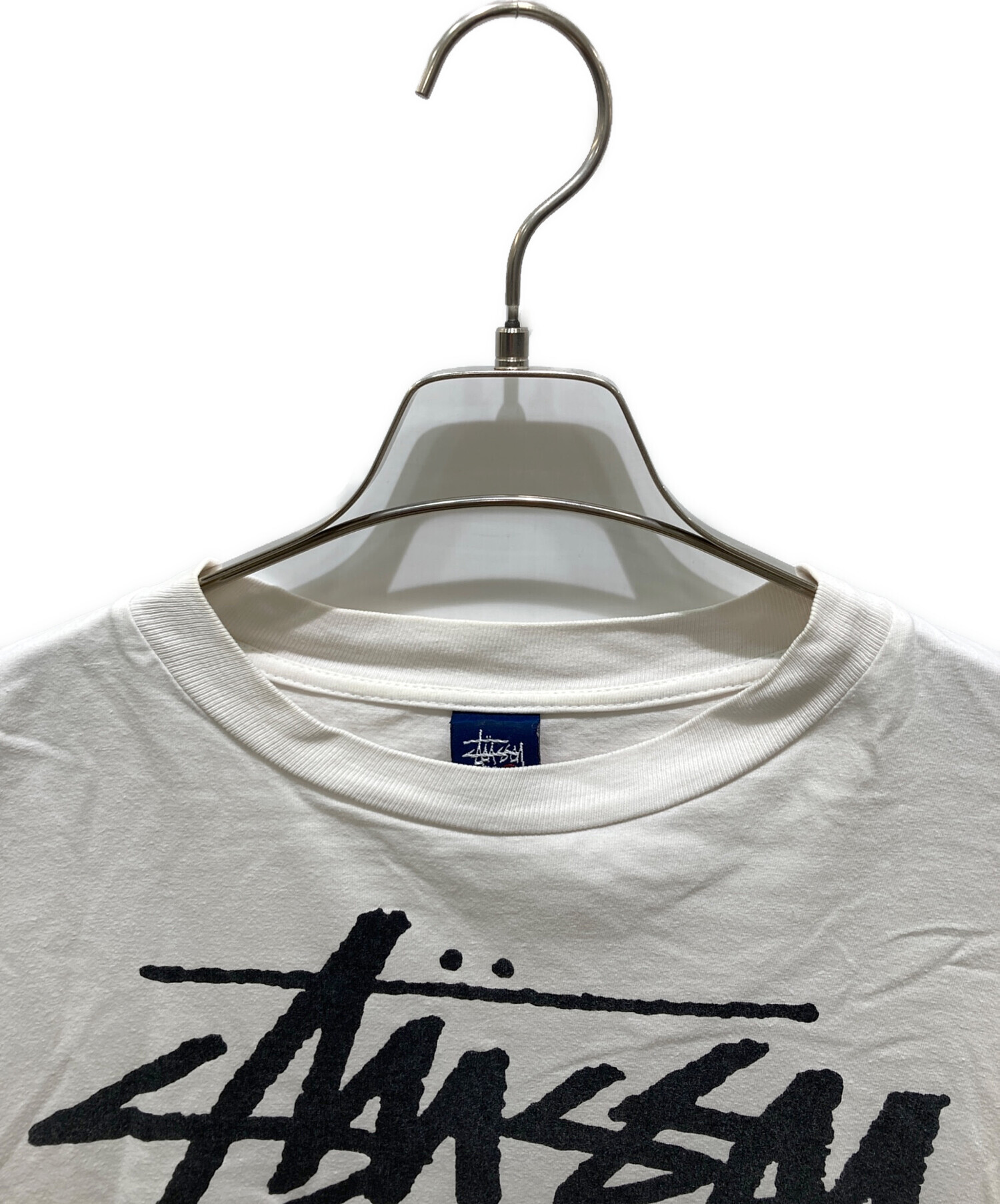 中古・古着通販】stussy (ステューシー) プリントTシャツ ホワイト