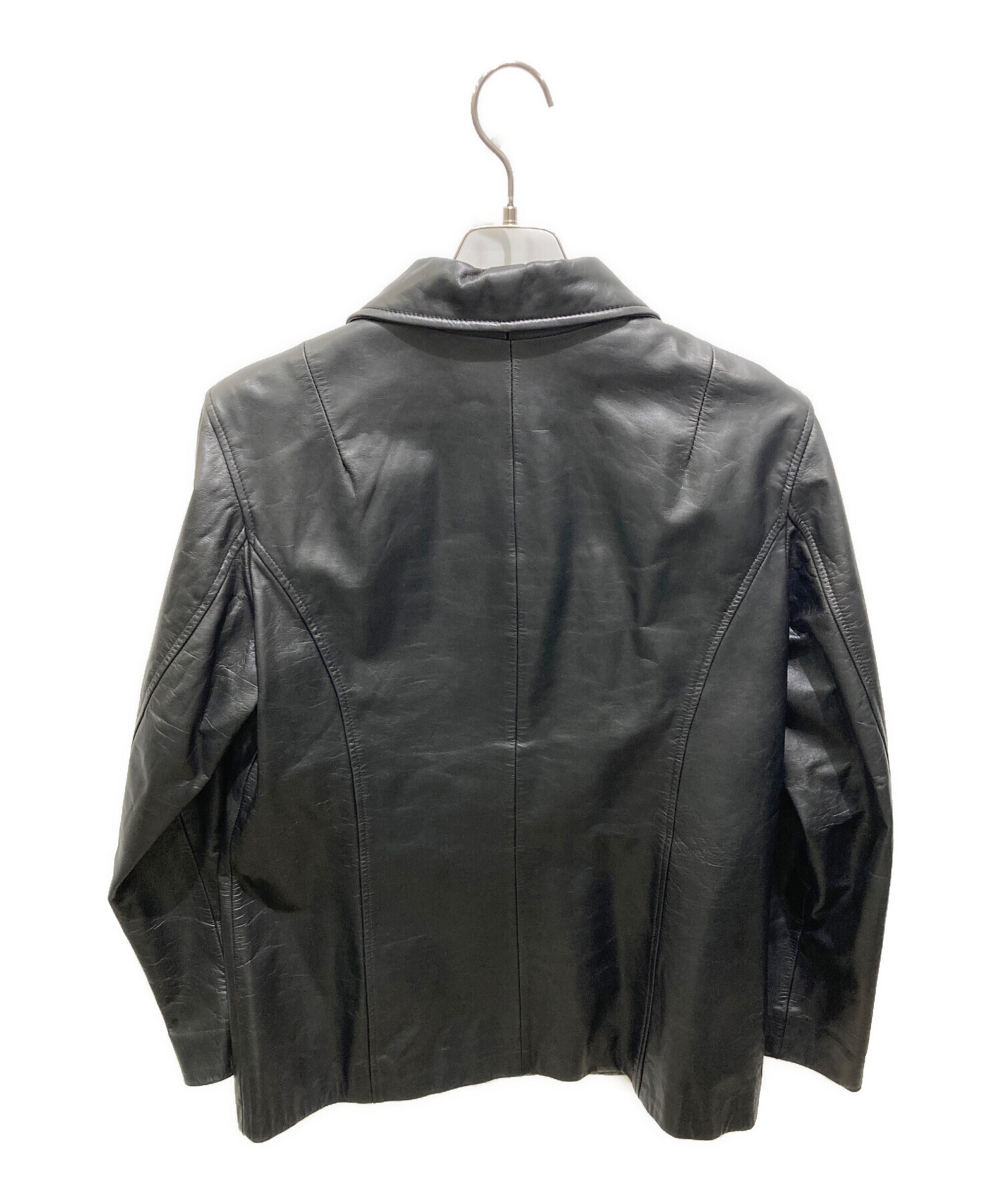 中古・古着通販】GAP (ギャップ) レザージャケット ブラック サイズ:M