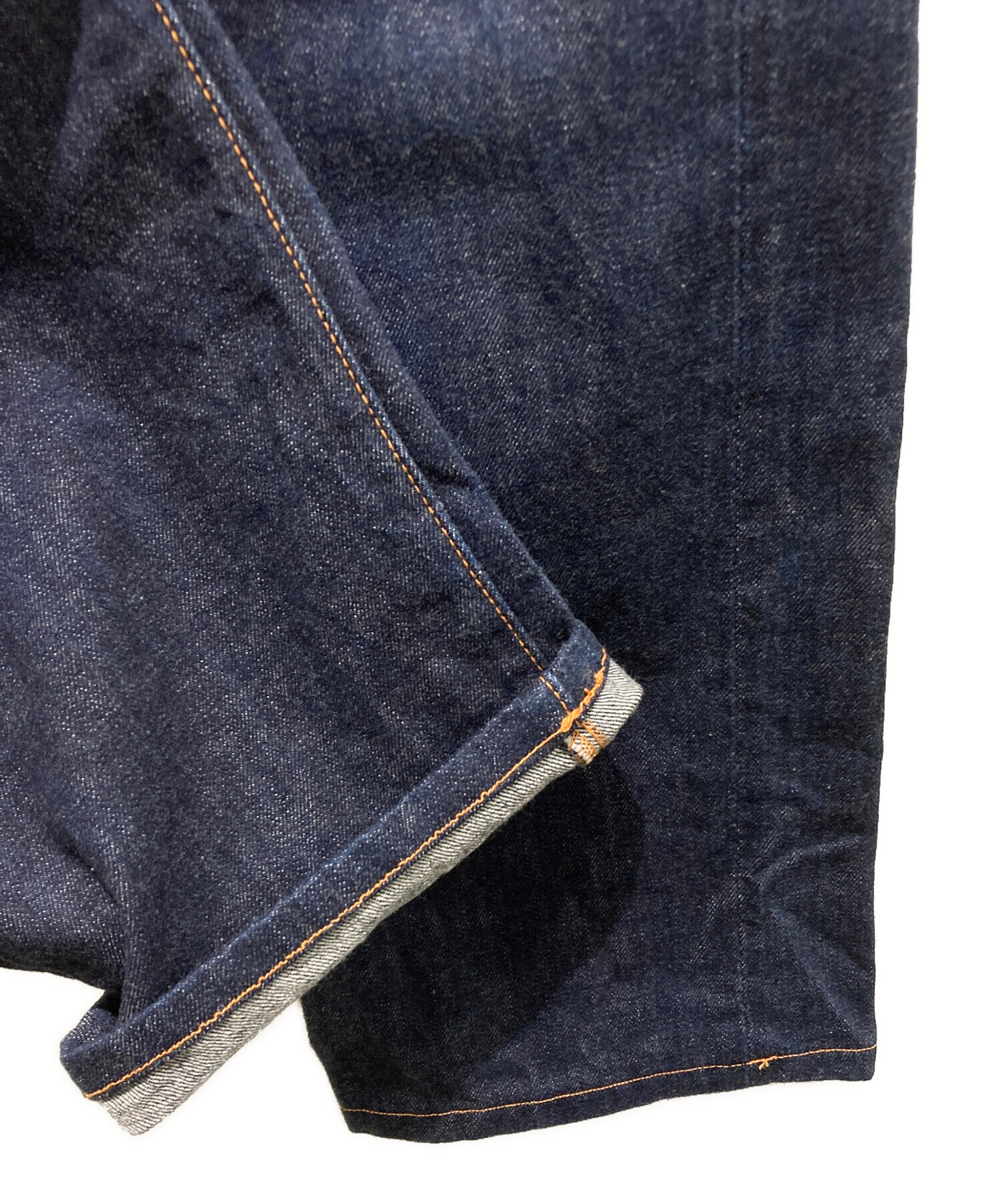 中古・古着通販】EVISU (エヴィス) バックデザインデニムパンツ ブルー 
