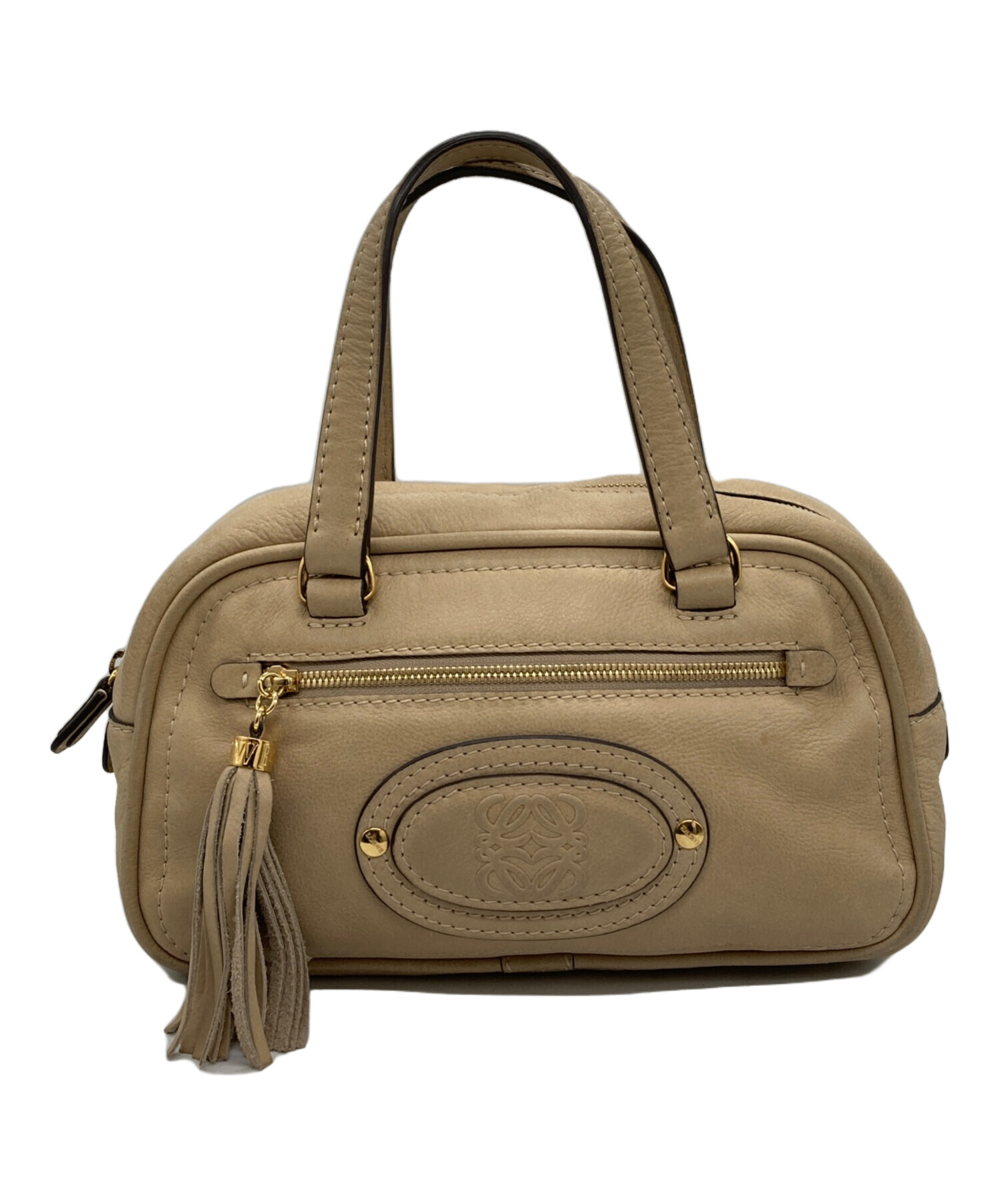 中古・古着通販】LOEWE (ロエベ) アナグラムタッセルハンドバッグ 