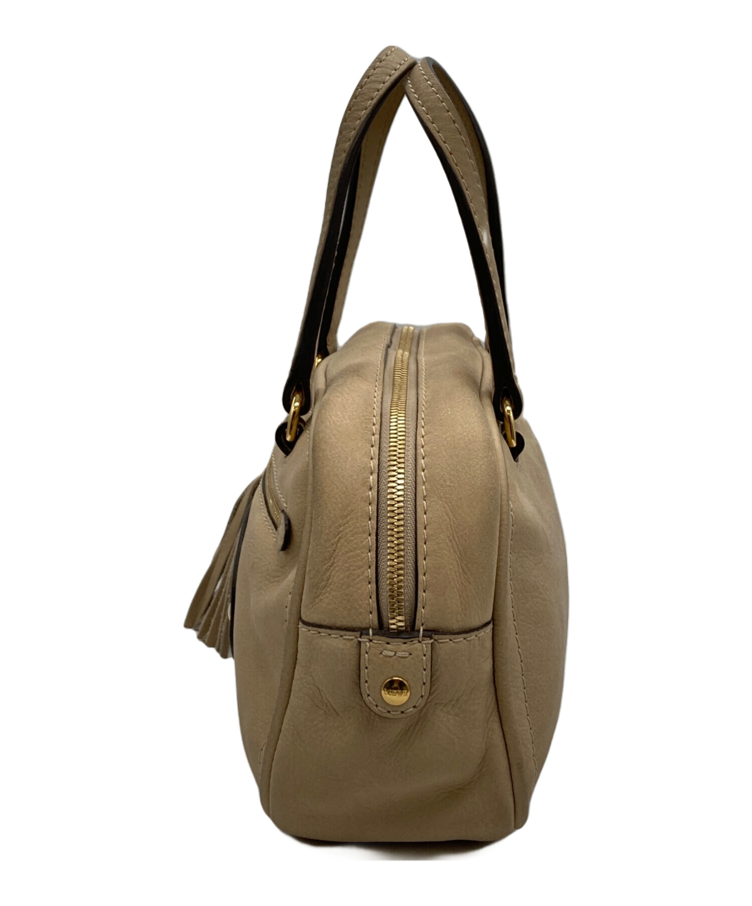 中古・古着通販】LOEWE (ロエベ) アナグラムタッセルハンドバッグ 