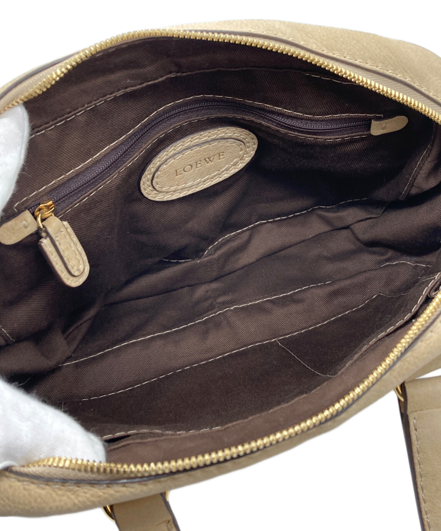 中古・古着通販】LOEWE (ロエベ) アナグラムタッセルハンドバッグ 