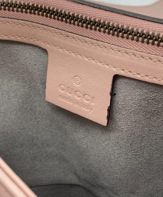 GUCCI グッチ ショルダーバッグ  ピンク 【古着】【中古】【送料無料】 中古・古着通販】GUCCI (グッチ) ショルダートートバッグ ピンク