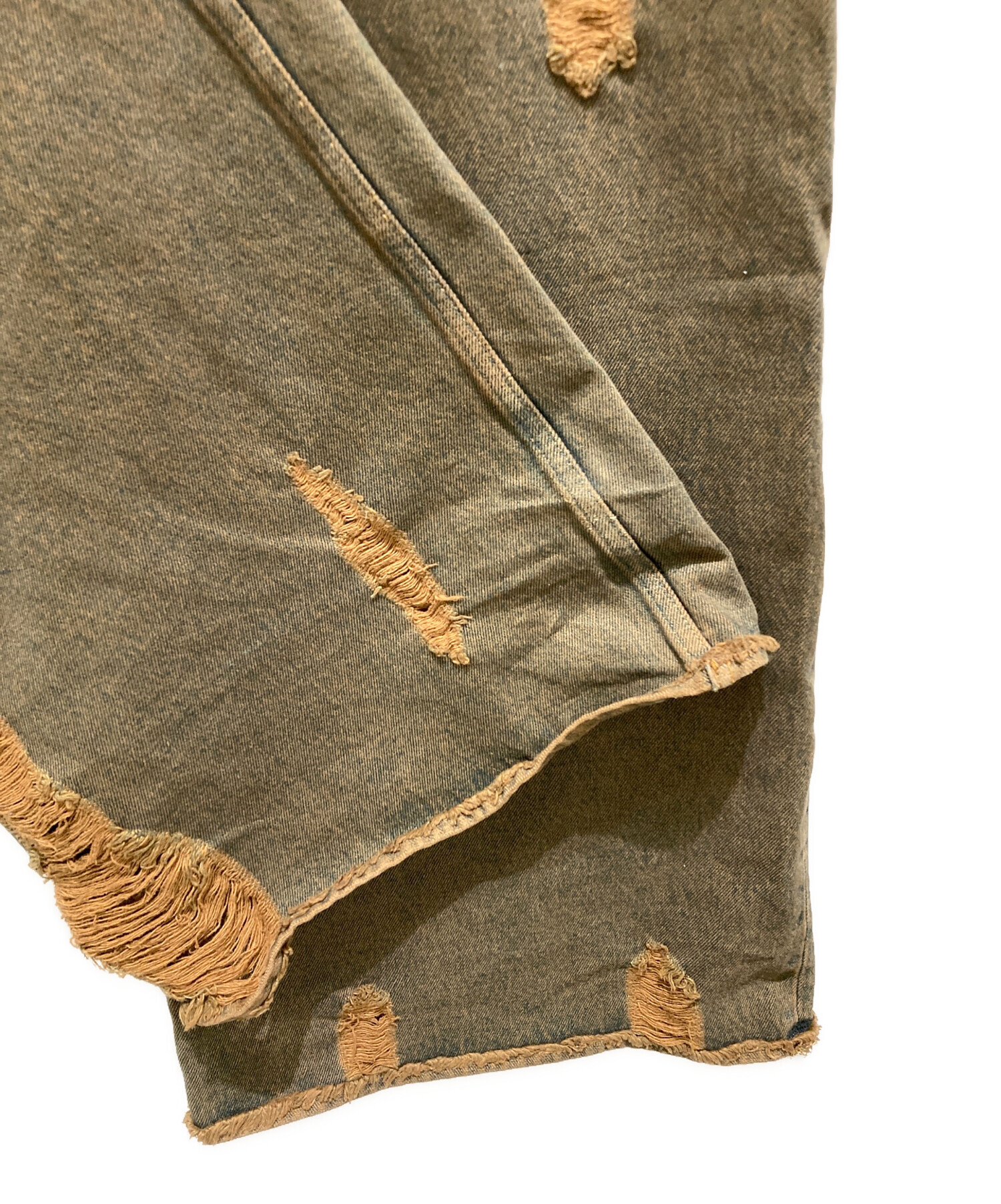 中古・古着通販】EGONLAB (エゴンラボ) BAGGY DENIM ブラウン サイズ:M