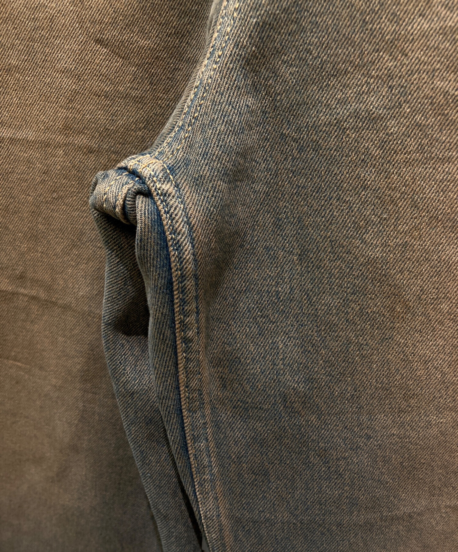 中古・古着通販】EGONLAB (エゴンラボ) BAGGY DENIM ブラウン サイズ:M