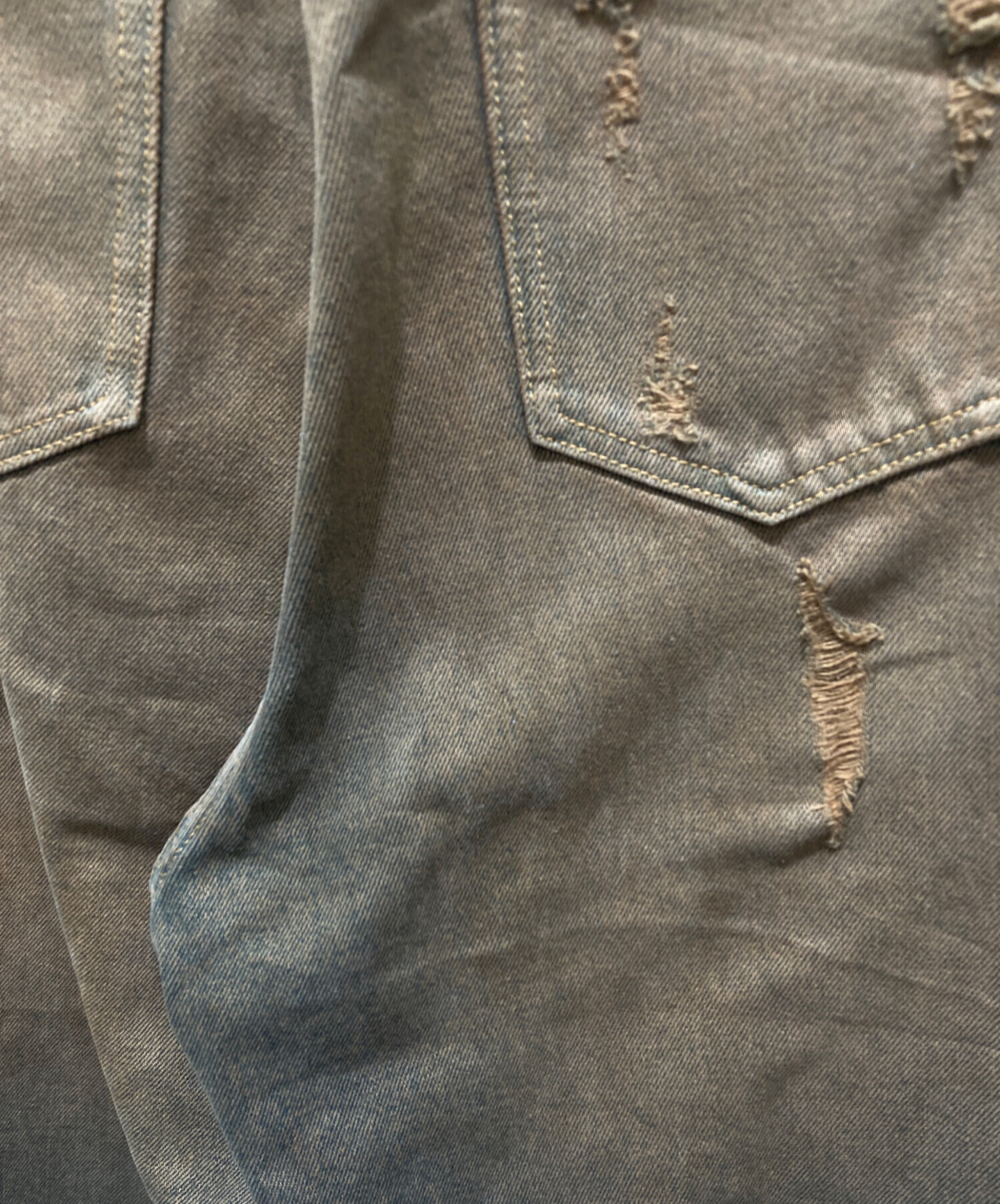 中古・古着通販】EGONLAB (エゴンラボ) BAGGY DENIM ブラウン サイズ:M