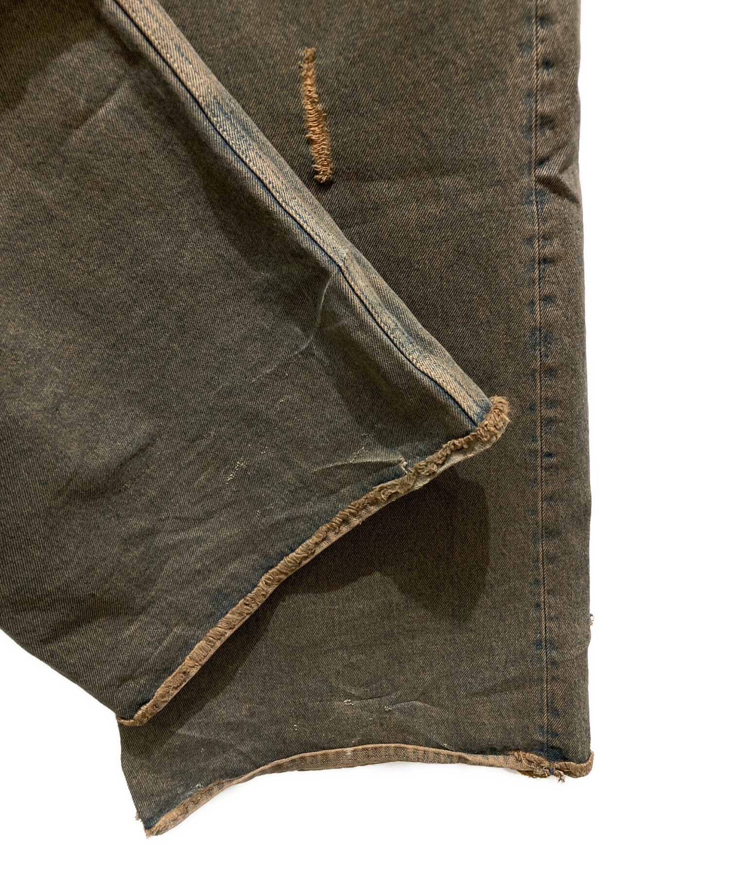 中古・古着通販】EGONLAB (エゴンラボ) BAGGY DENIM ブラウン サイズ:M