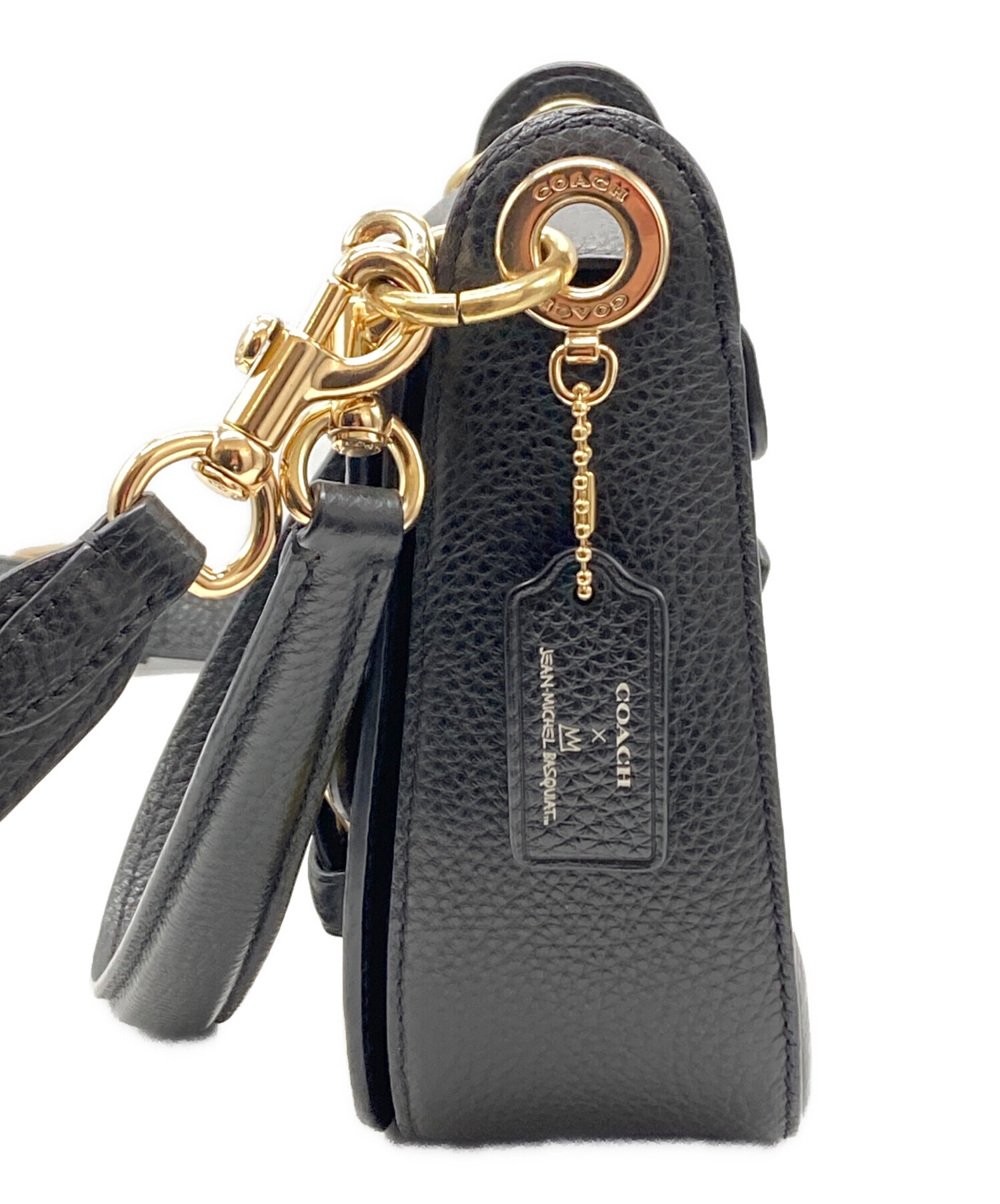 COACH ジャンミシェル バスキアコラボショルダーバッグ 中古・古着通販】COACH (コーチ) Jean Michel Basquiat (ジャン