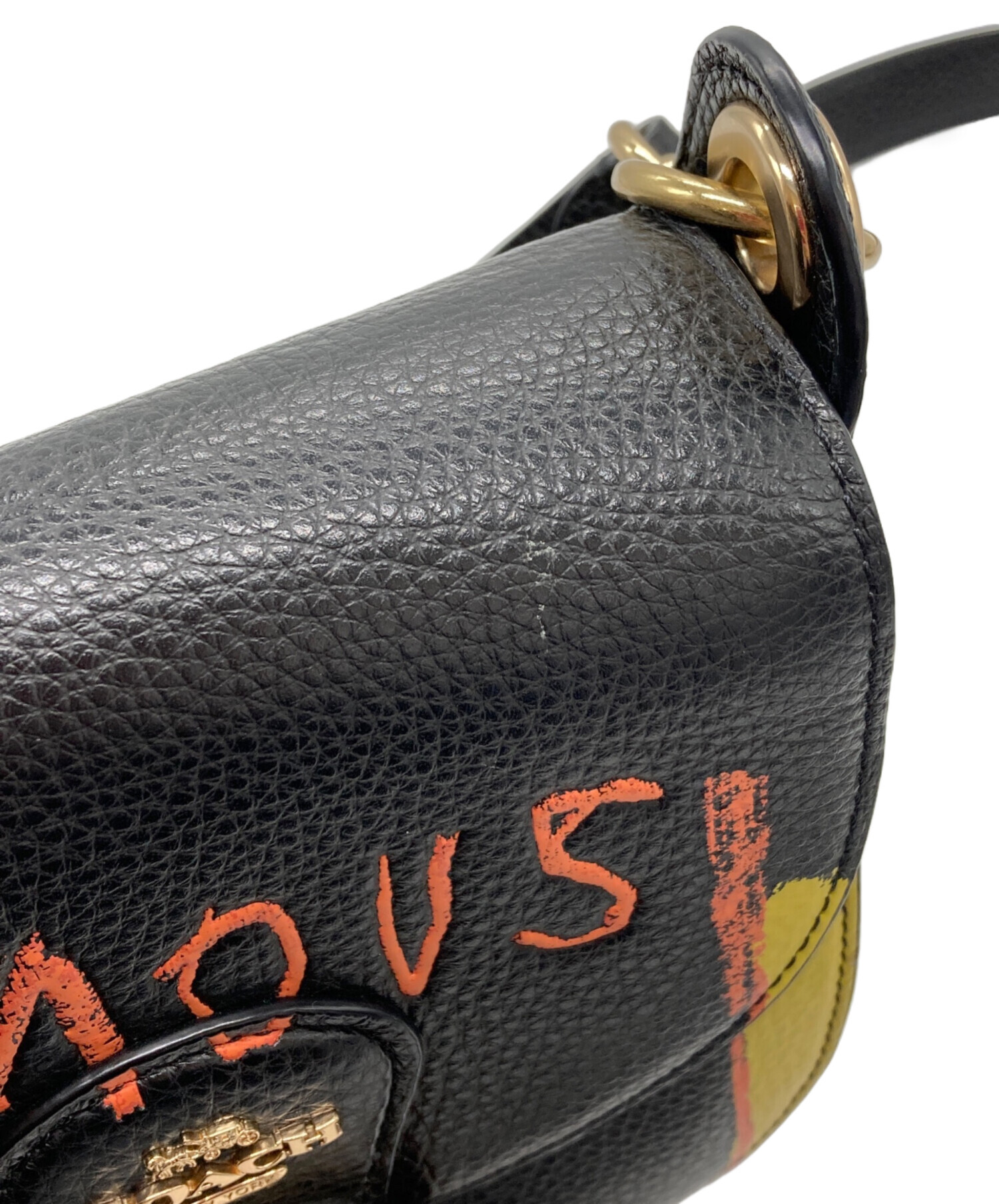COACH ジャンミシェル バスキアコラボショルダーバッグ 中古・古着通販】COACH (コーチ) JEAN-MICHEL BASQUIAT (ジャン