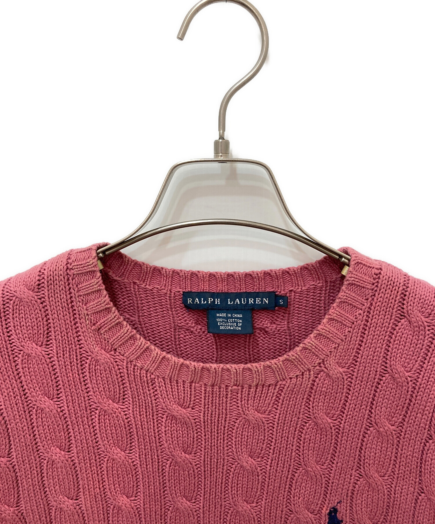 中古・古着通販】RALPH LAUREN (ラルフローレン) ケーブルニット