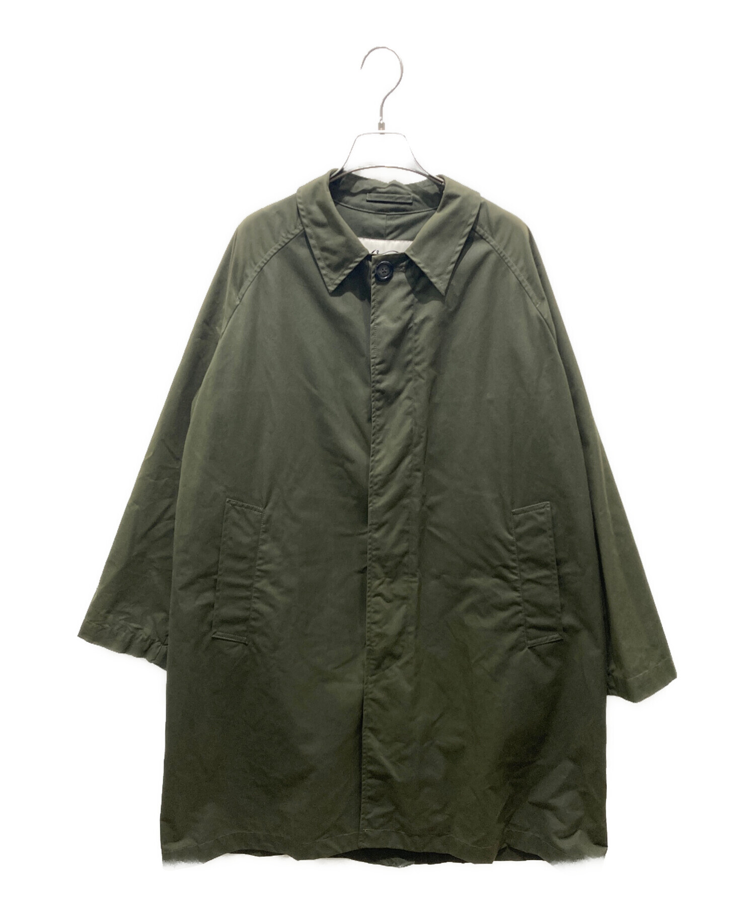 中古・古着通販】VALSTAR (ヴァルスター) ステンカラーコート カーキ