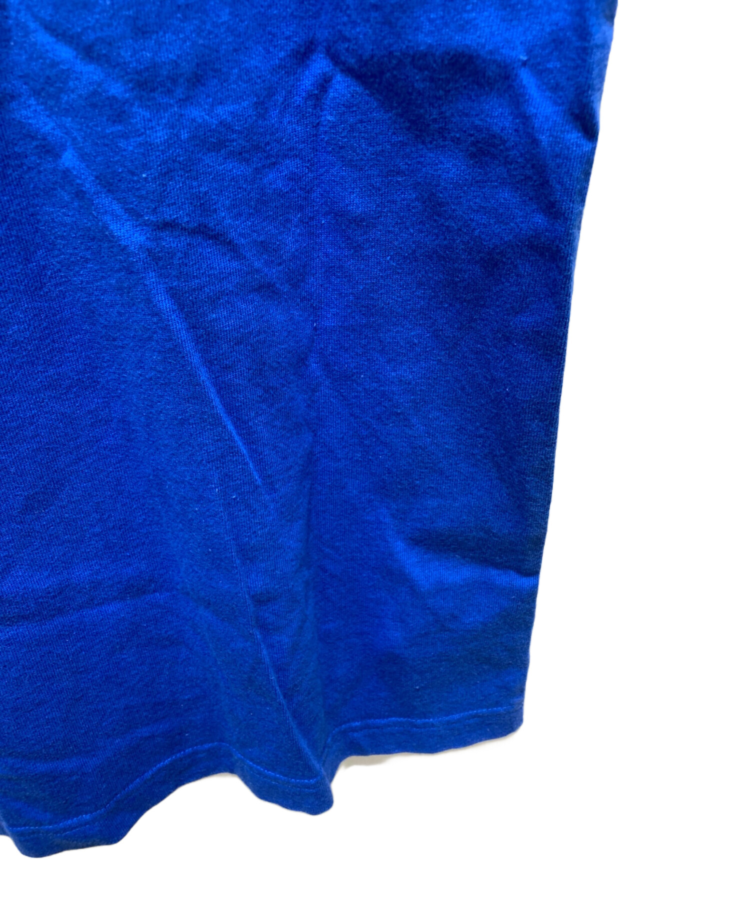 中古・古着通販】BALENCIAGA (バレンシアガ) バックロゴTシャツ ブルー