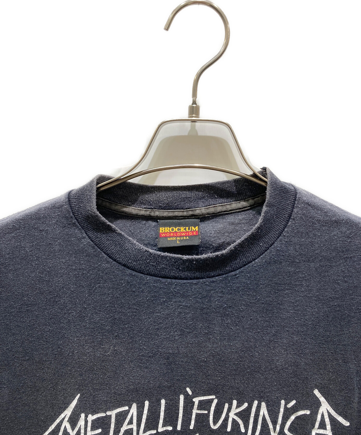 中古・古着通販】BROCKUM (ブロッカム) 90sバンドTシャツ ブラック 中古・古着通販】BROCKUM (ブロッカム) 90sバンドTシャツ ブラック