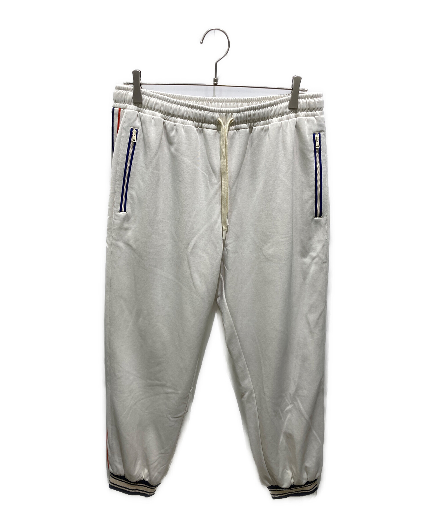 中古・古着通販】GUCCI (グッチ) トラックパンツ アイボリー サイズ:L 