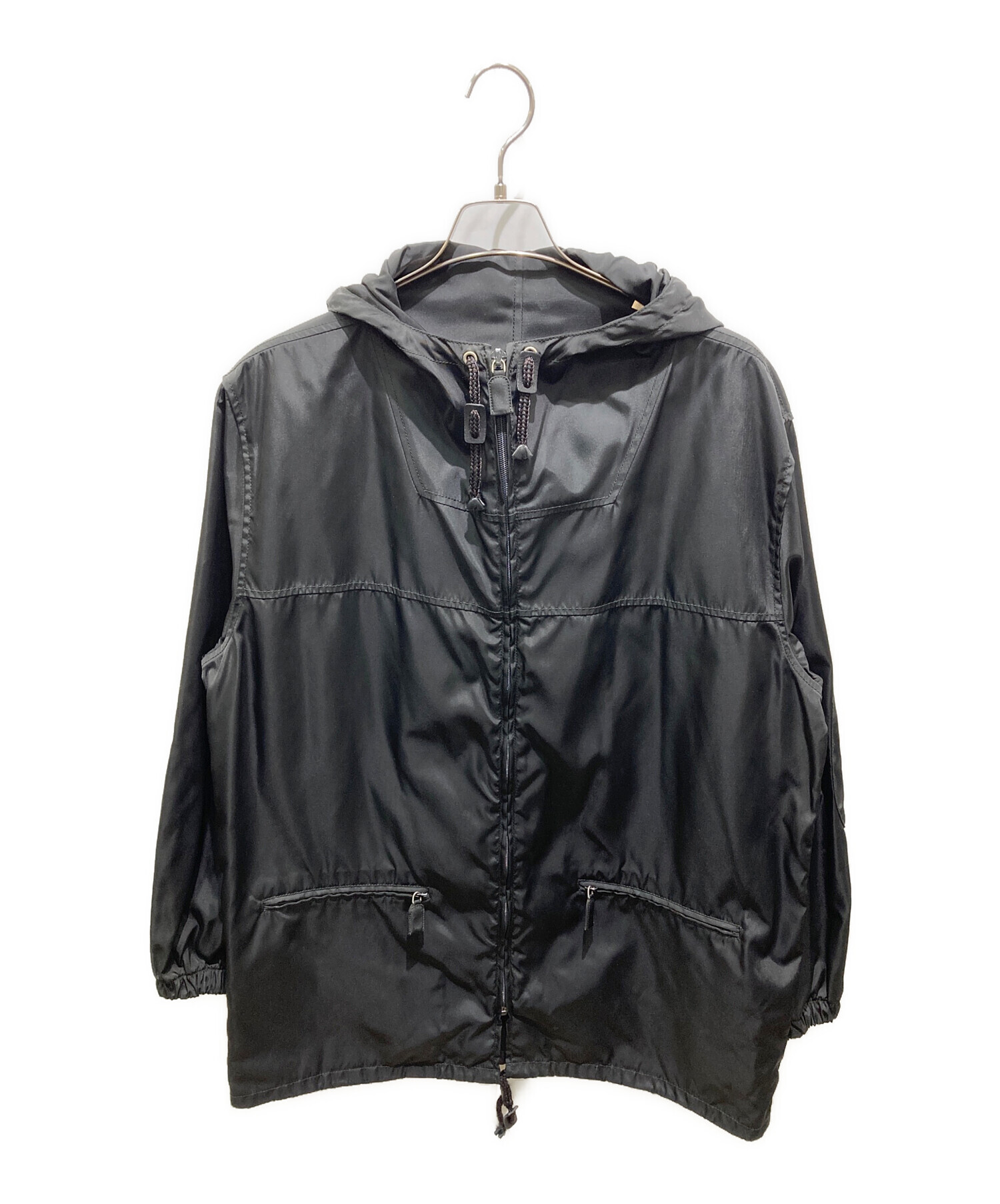 中古・古着通販】PRADA (プラダ) ナイロンジャケット ブラック サイズ