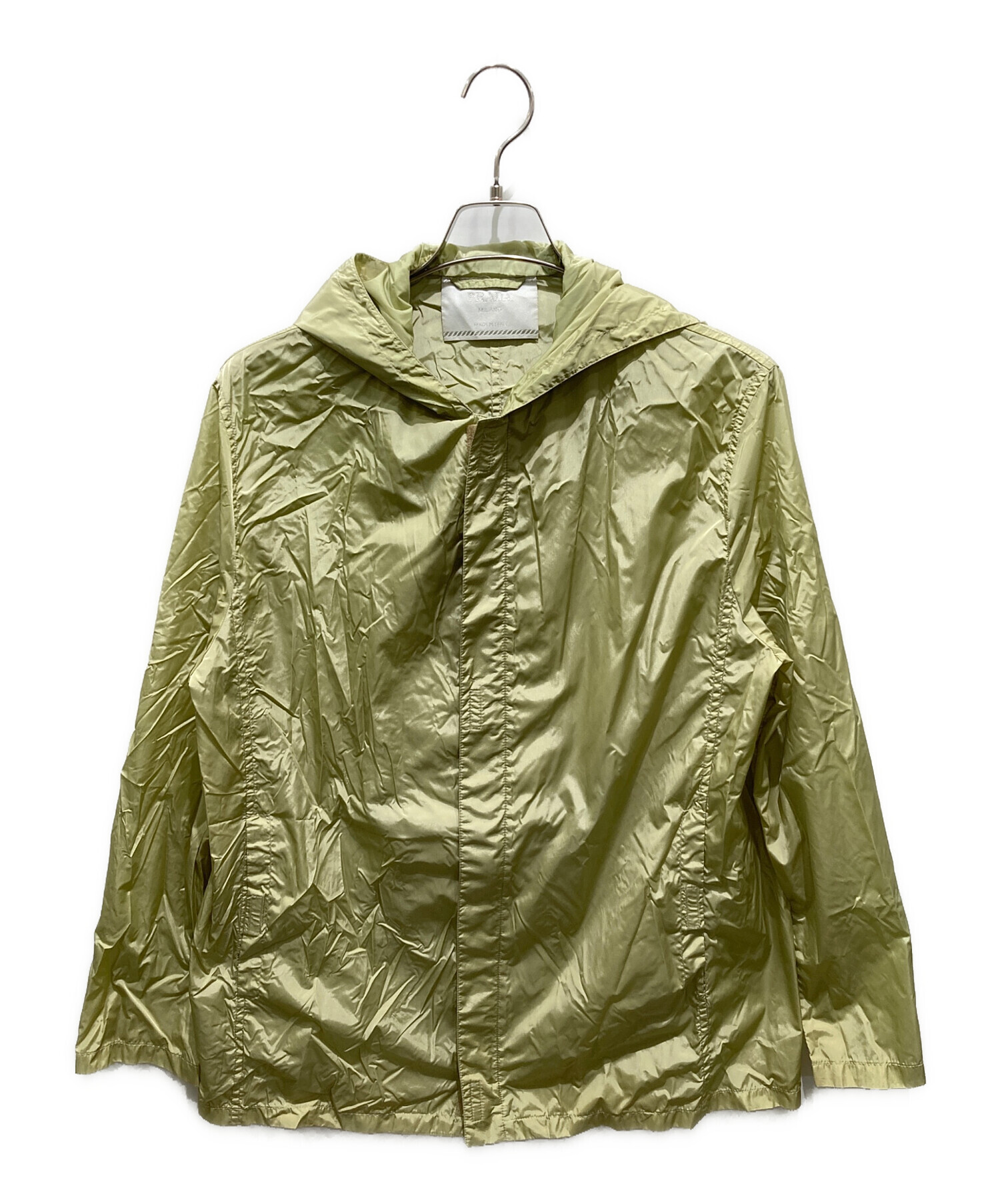 中古・古着通販】PRADA (プラダ) ナイロンジャケット イエロー サイズ