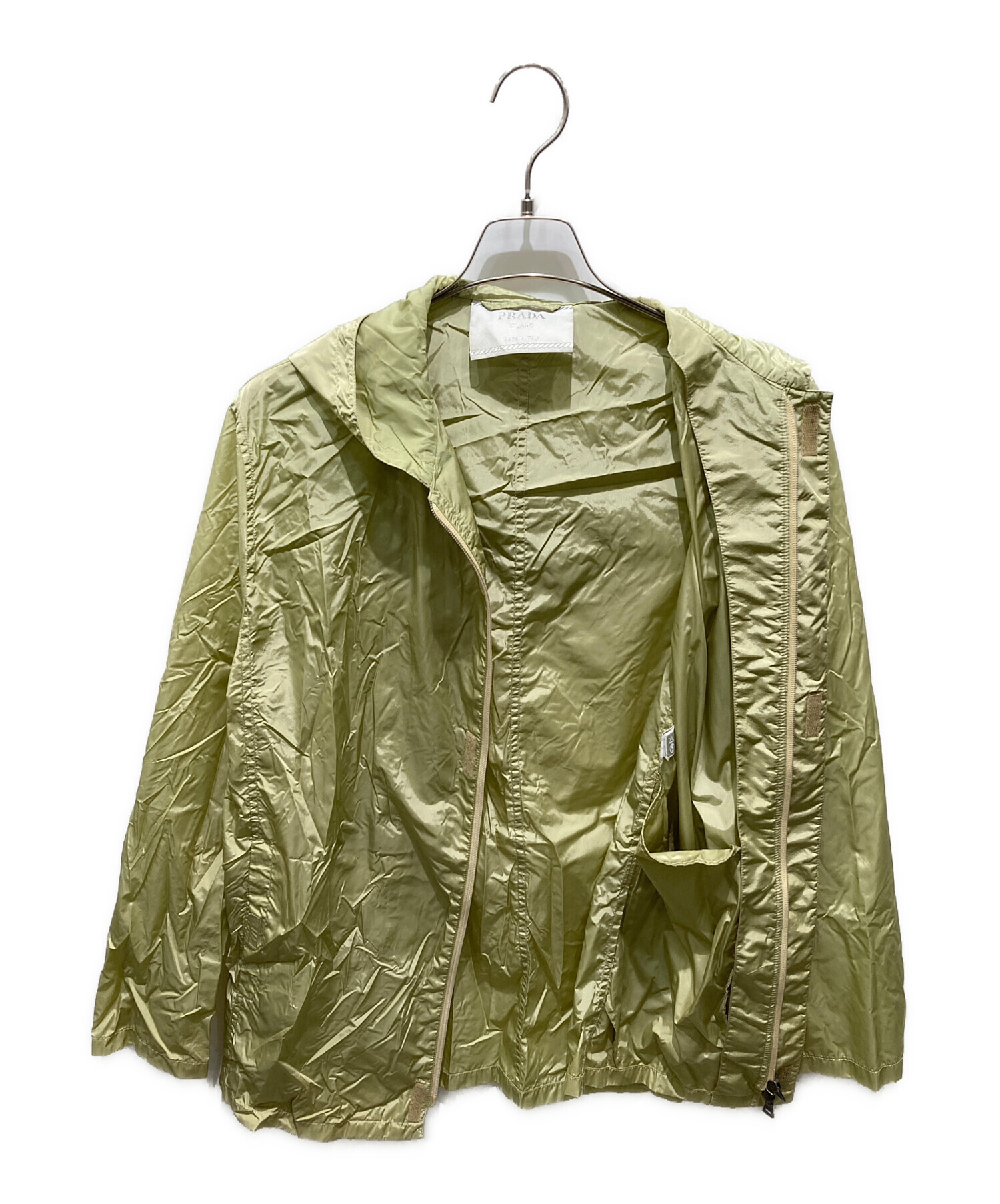 中古・古着通販】PRADA (プラダ) ナイロンジャケット イエロー サイズ