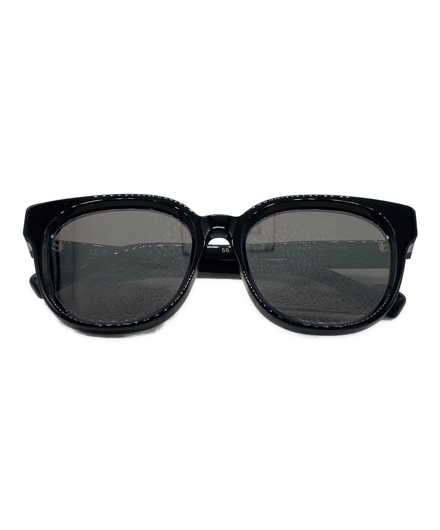 中古・古着通販】ばぶる (バブル) サングラス ブラック サイズ:55□19