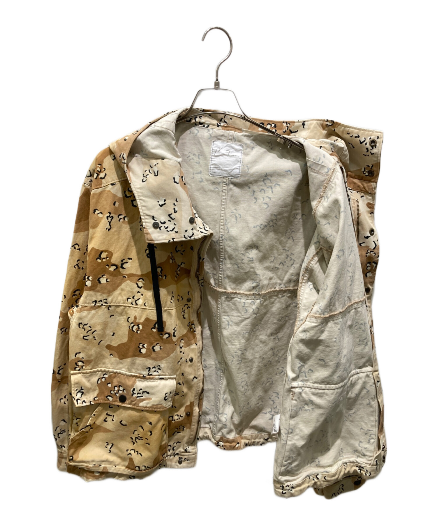 中古・古着通販】ANCELLM (アンセルム) CAMO ZIPUP HOODIE カモジップ 