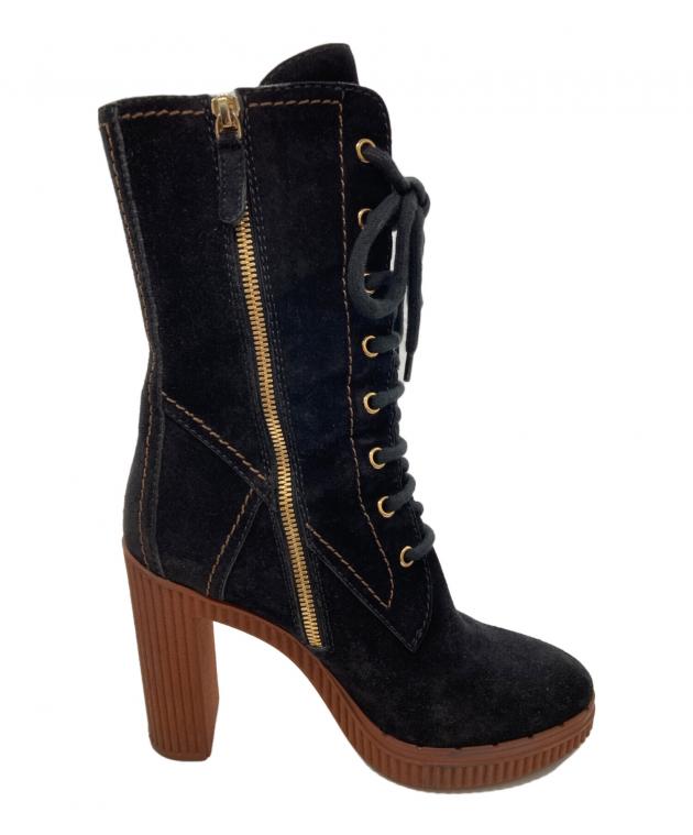 中古・古着通販】TOD'S (トッズ) レースアップブーツ ブラック サイズ