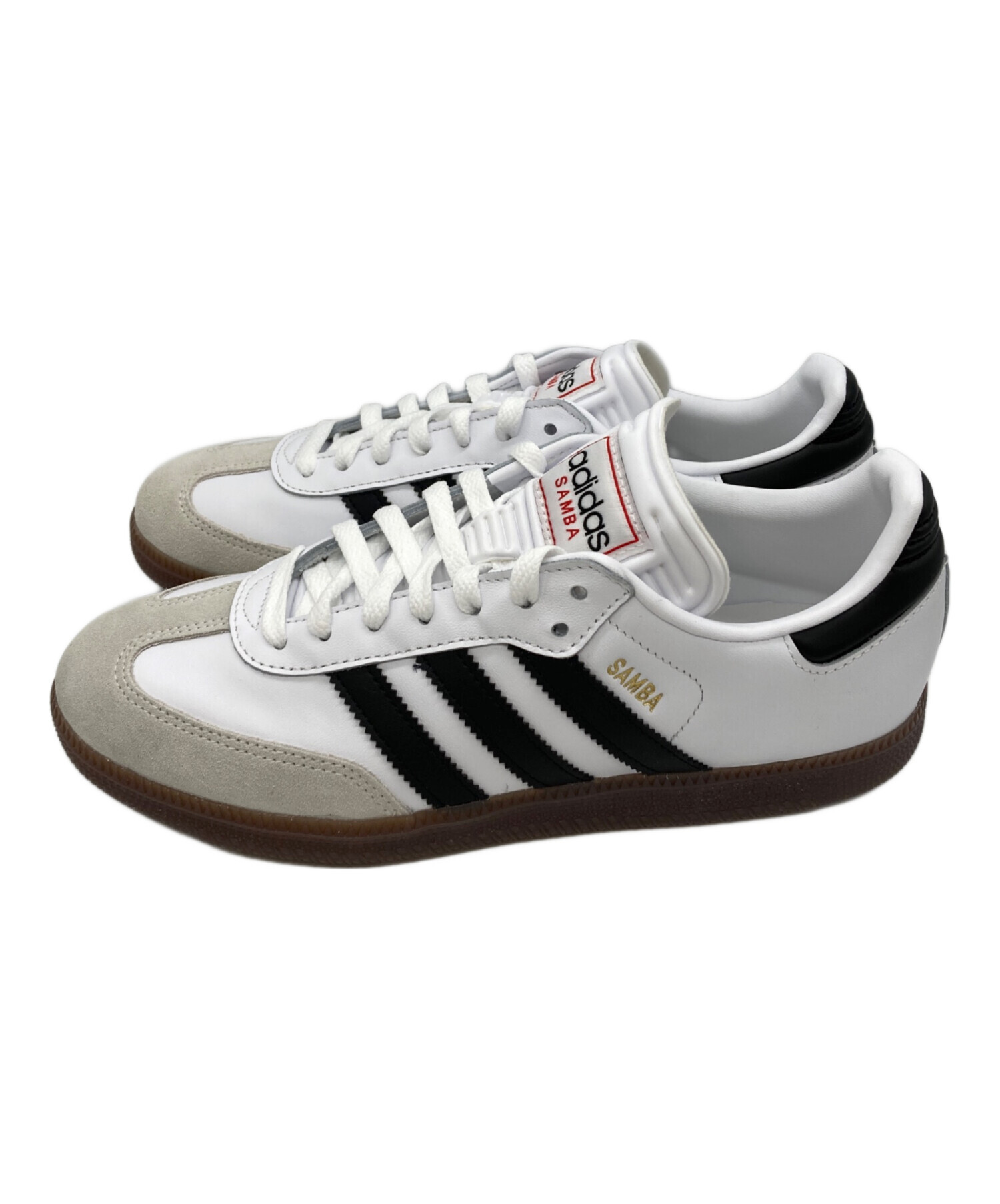 公式 正規品 adidas スニーカー サンバ SAMBA ホワイト/ブラック26.5 